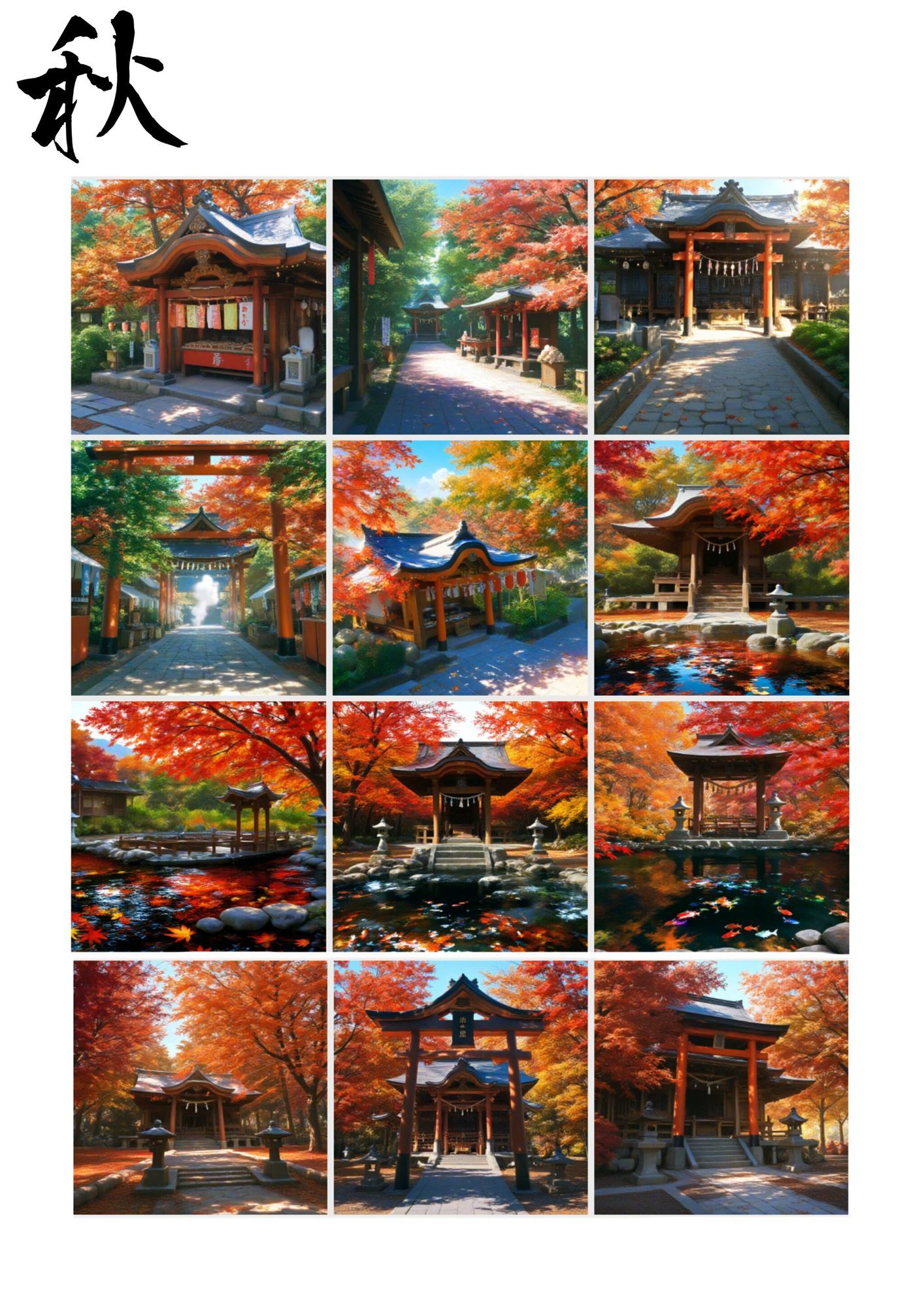 神社背景素材 - サンプル画像 3