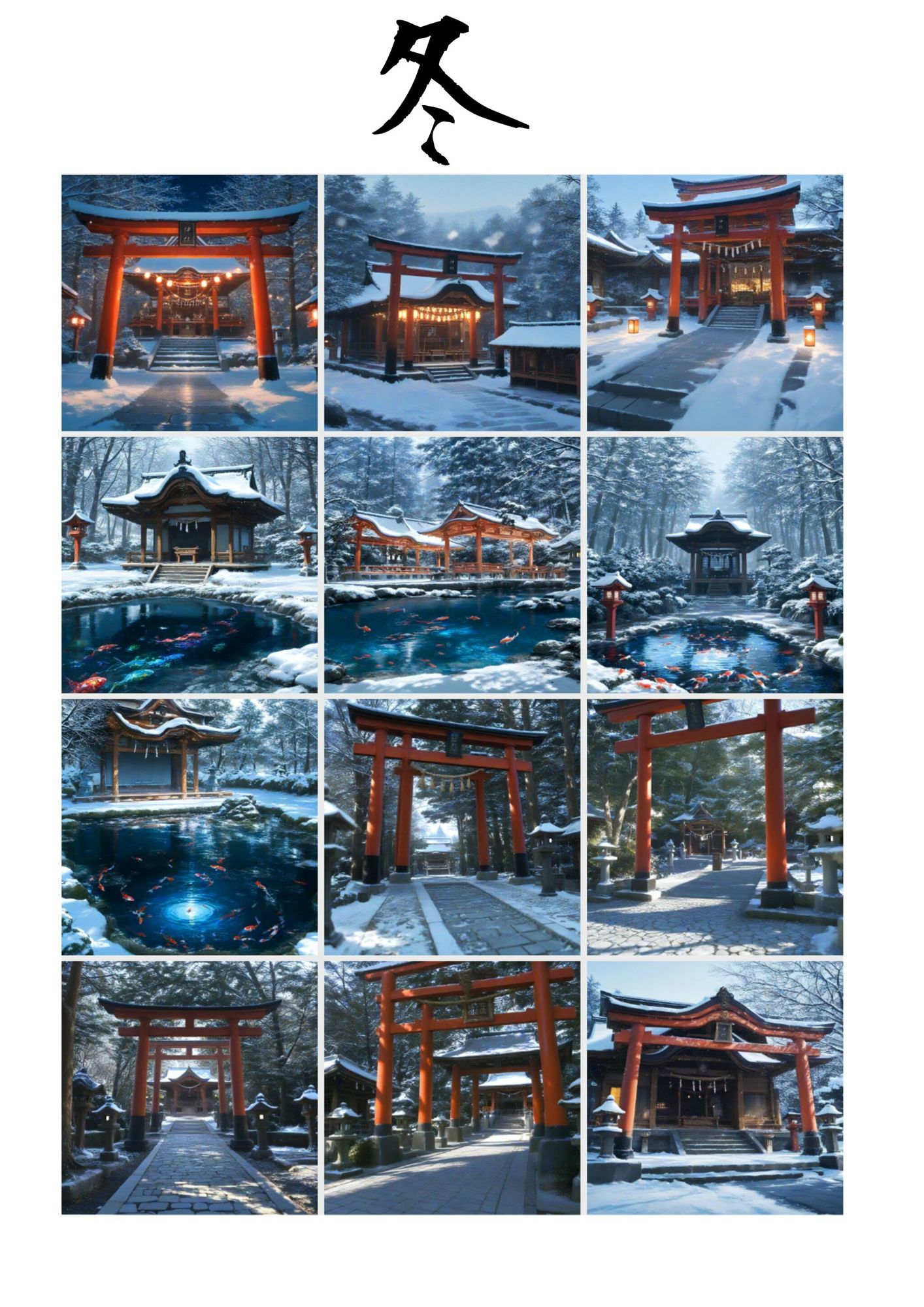 神社背景素材 - サンプル画像 4