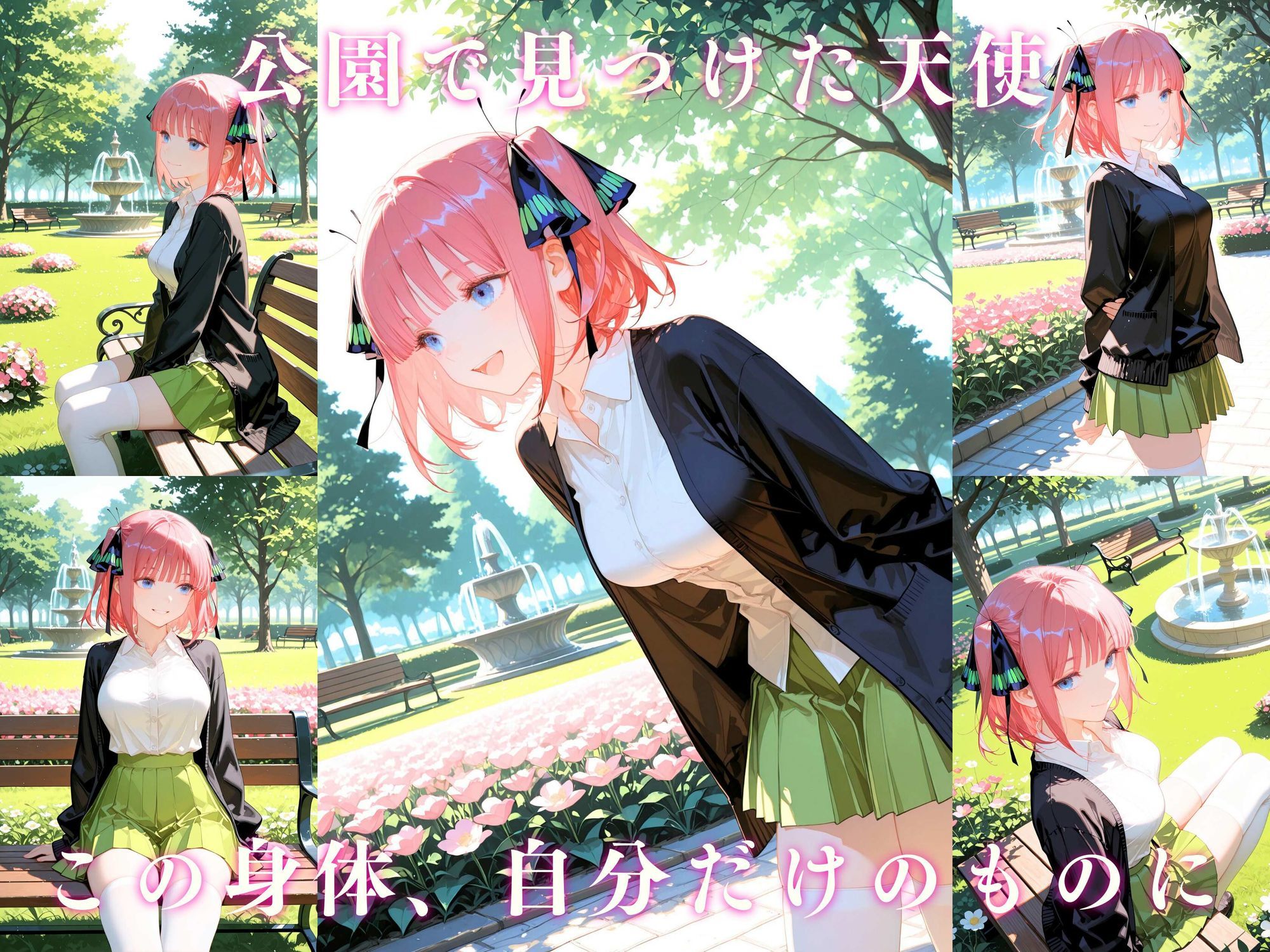 【4K動画付き】中〇二乃 催●支配:公園で見かけたカワイイあの子を犯したいー 4K高画質 五等分の〇嫁 - サンプル画像 1