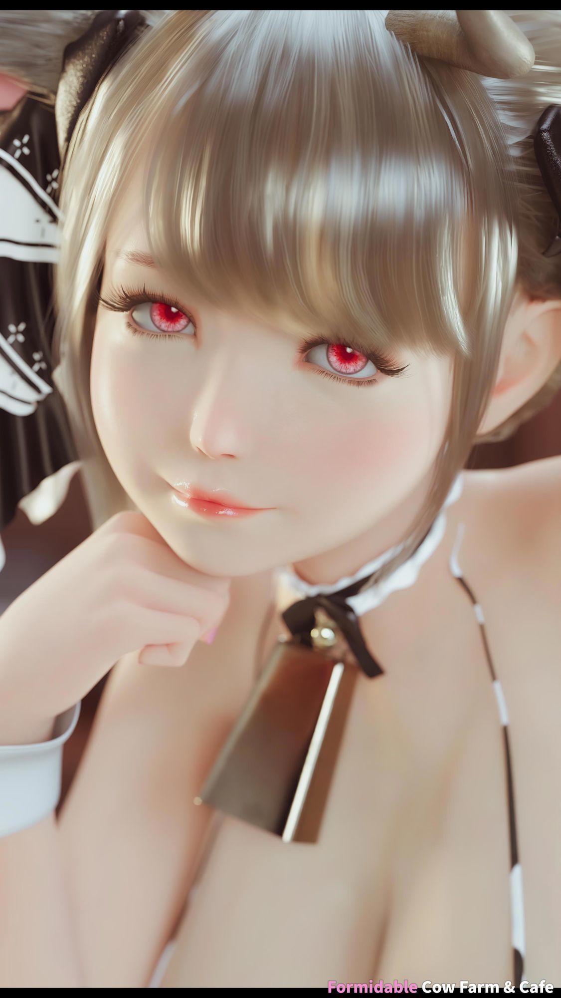 牛柄ビキニの爆乳牛娘4 - サンプル画像 10