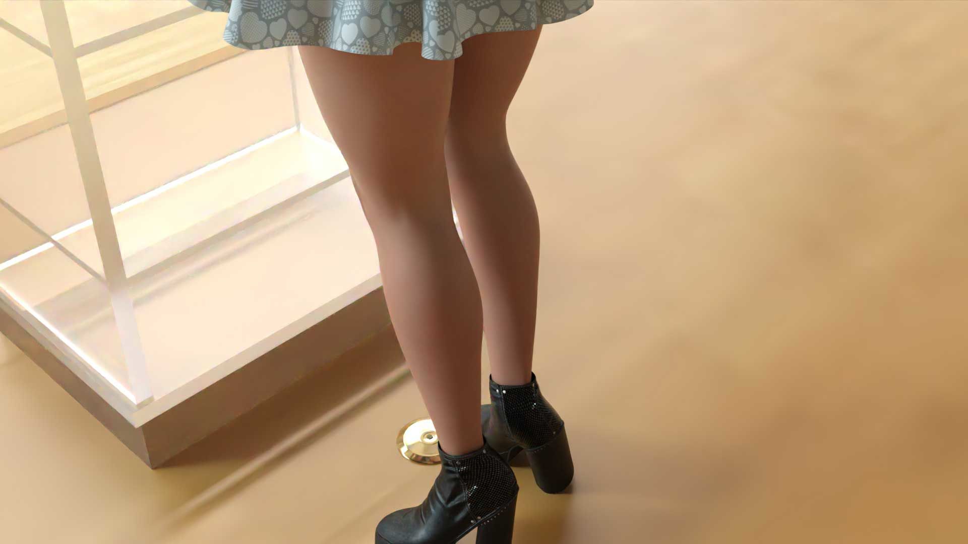 【▲100】生徒会長 一ノ瀬廻里・朝の全校演説 4th-Season 納税者権利章典シリーズ Vol.01 English（サテン地ピンクド派手水玉柄★肉食ギャルパンティ編） - サンプル画像 4