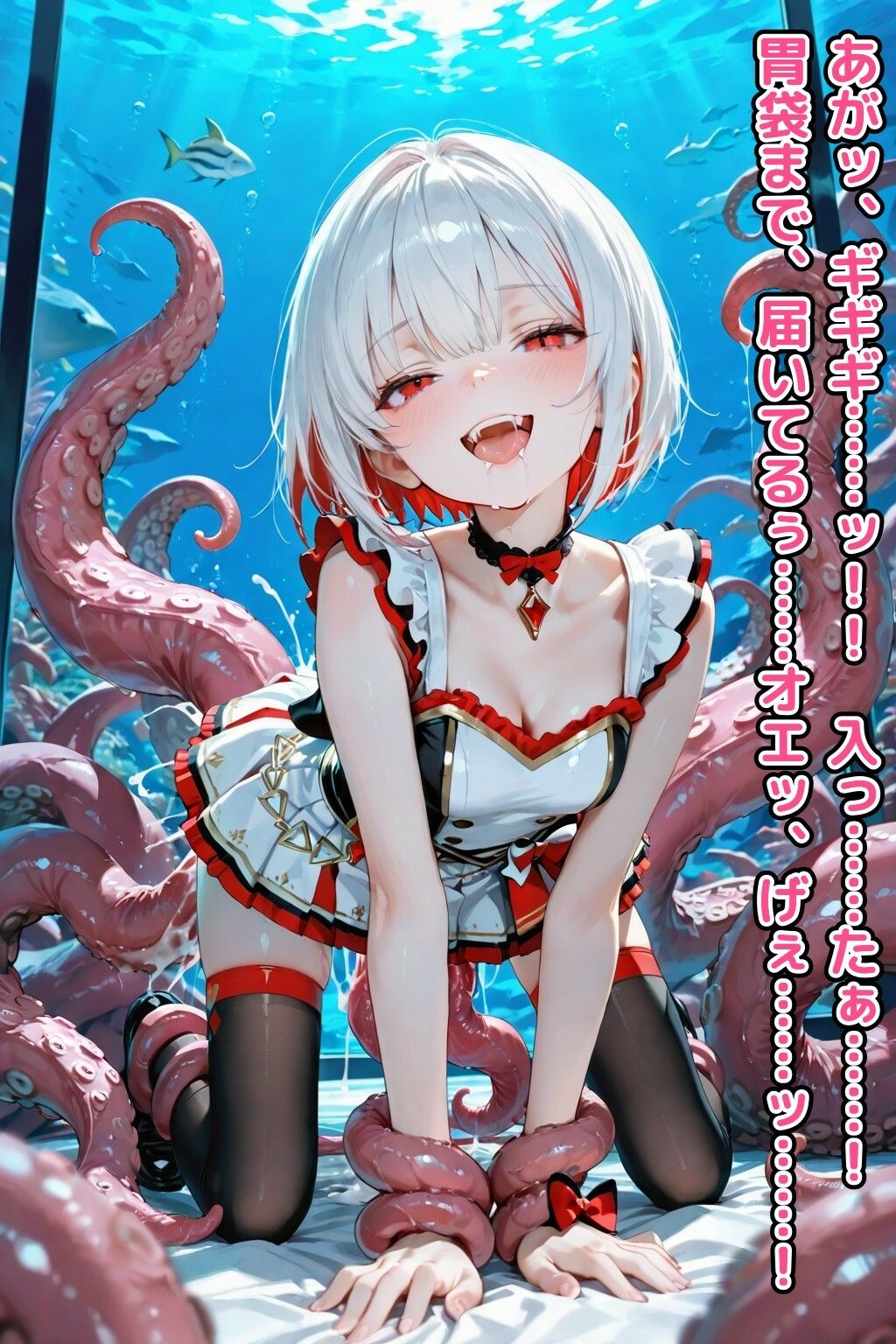 「もう許して…ッ！」吸血鬼アイドル・ポピーの尊厳破壊・限界アクメ実況【CDZ】【FANZA限定衣装:ゴシック/チャイナ/バニー】 - サンプル画像 1