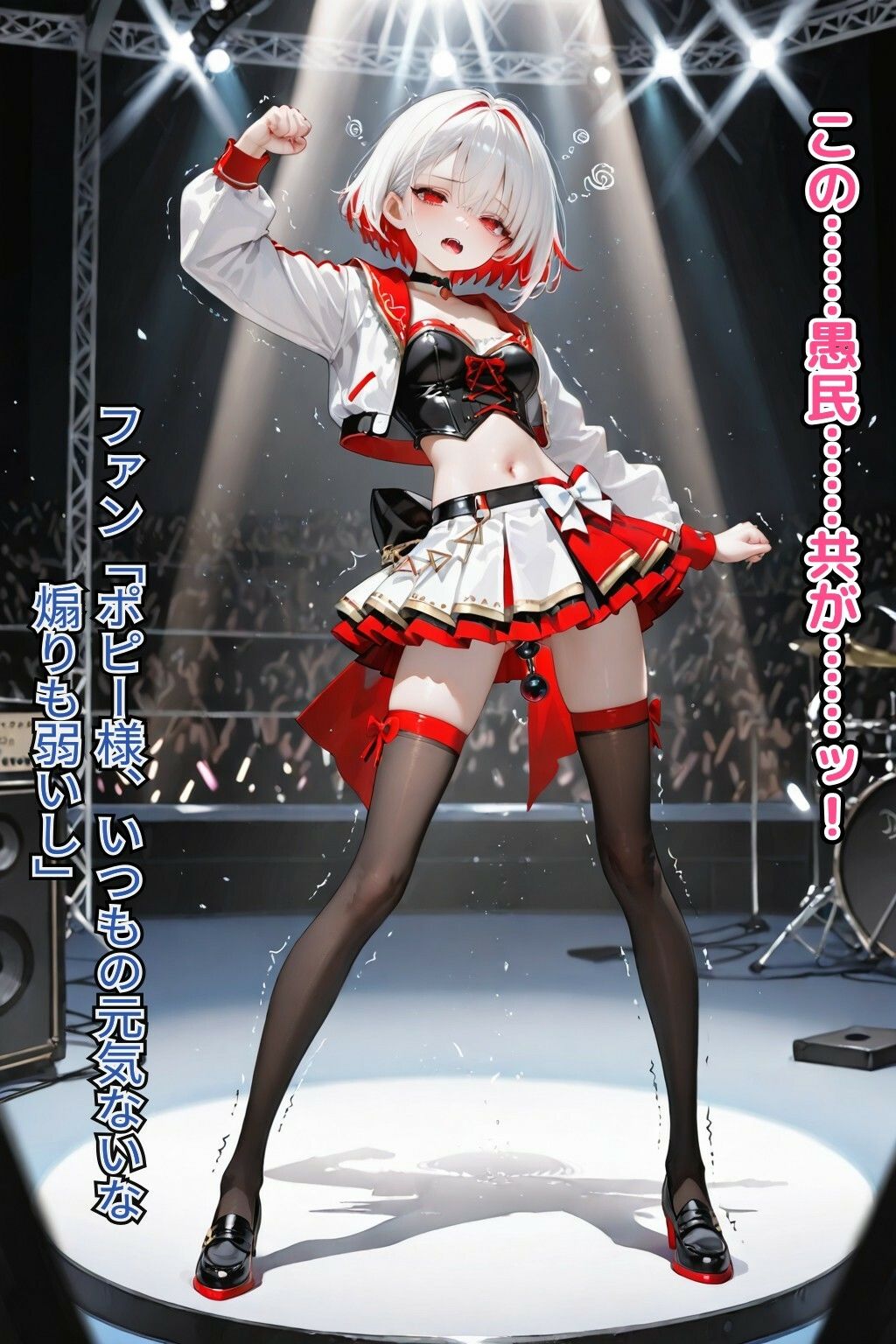 「もう許して…ッ！」吸血鬼アイドル・ポピーの尊厳破壊・限界アクメ実況【CDZ】【FANZA限定衣装:ゴシック/チャイナ/バニー】 - サンプル画像 9