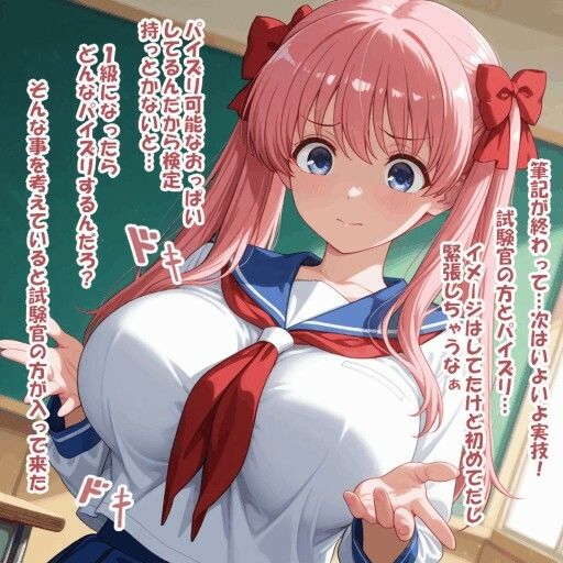 パイズリ異能力おじさん  パイズリ検定試験 編 - サンプル画像 2