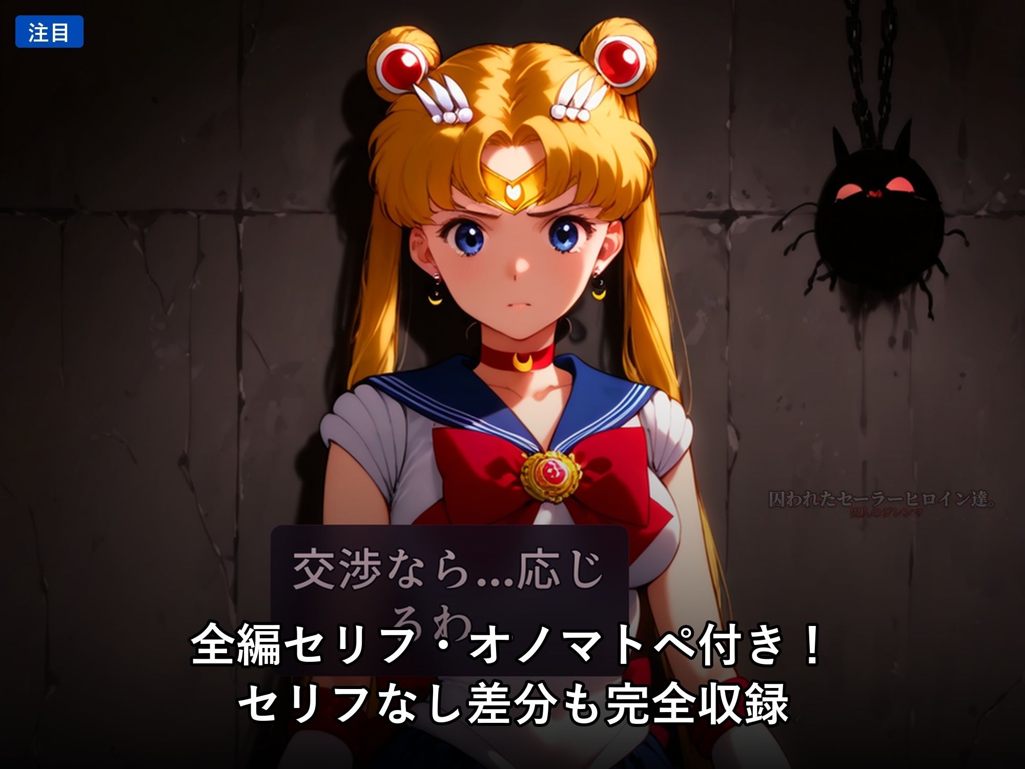 囚われたセーラーヒロイン達。囚人のジレンマ  「仲間を救うには、自分の体を差し出すしかなかった――」 - サンプル画像 1