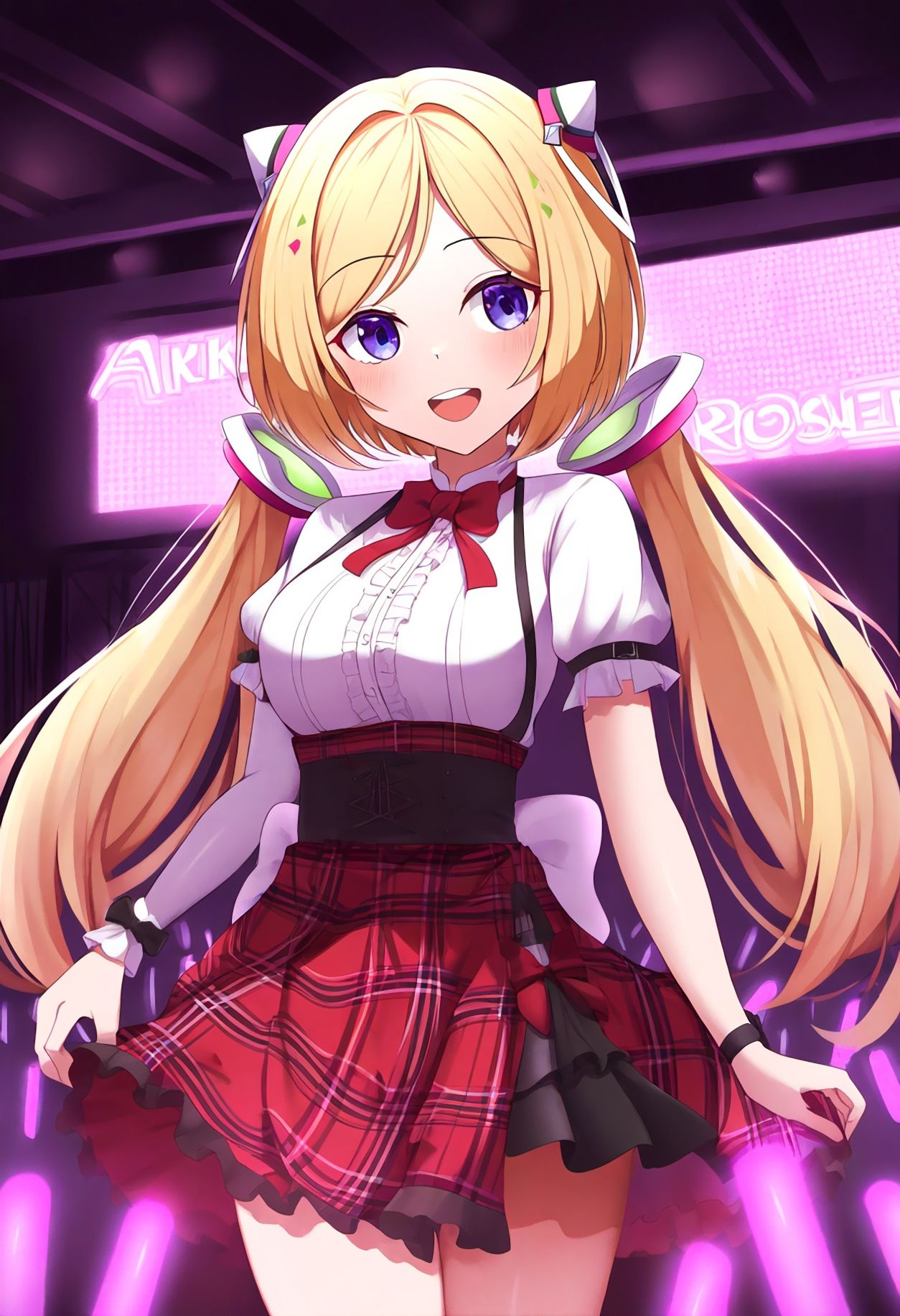 【買い切り版】バーチャル衣装故障で羞恥アキロゼ（English translation included） - サンプル画像 1