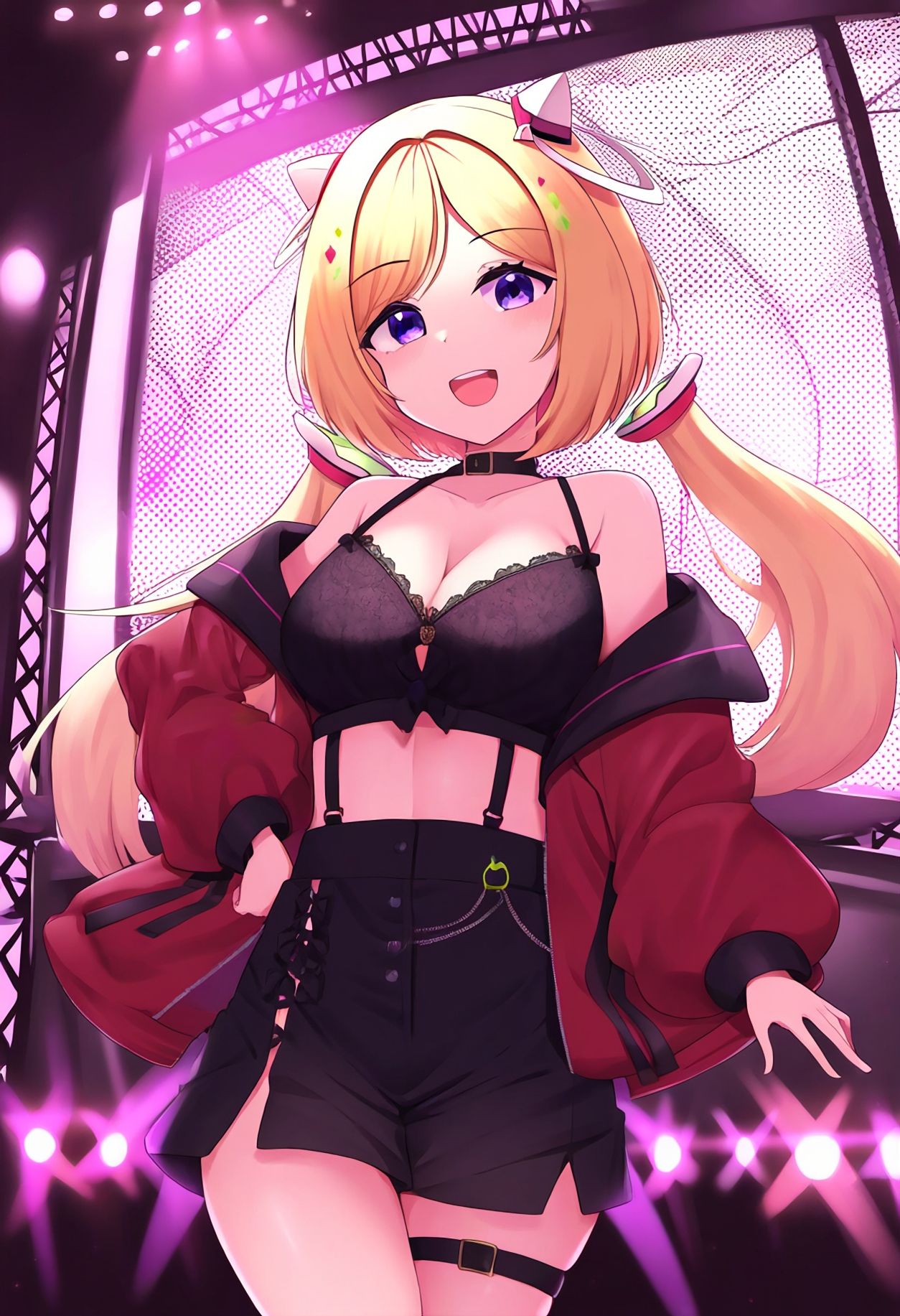 【買い切り版】バーチャル衣装故障で羞恥アキロゼ（English translation included） - サンプル画像 3