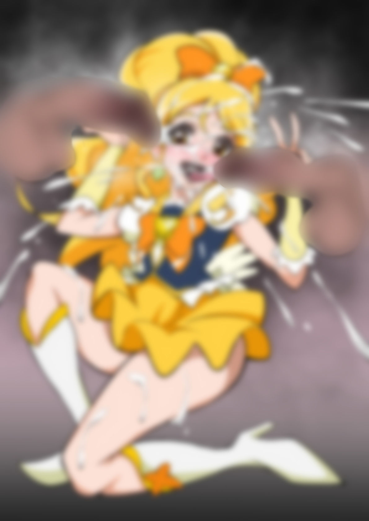 「ハピネスチャージプリ〇ュア！」〇ュアハニー - サンプル画像 2