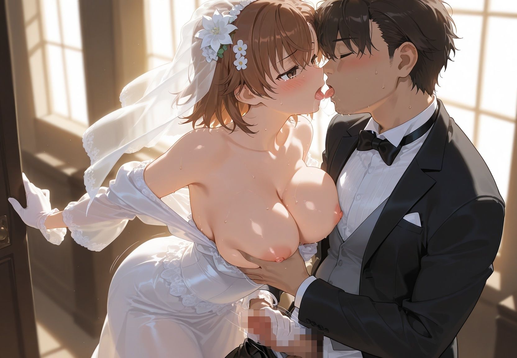 種付けおじさんの着せ替えドール と〇る科学の超電磁砲 - サンプル画像 1