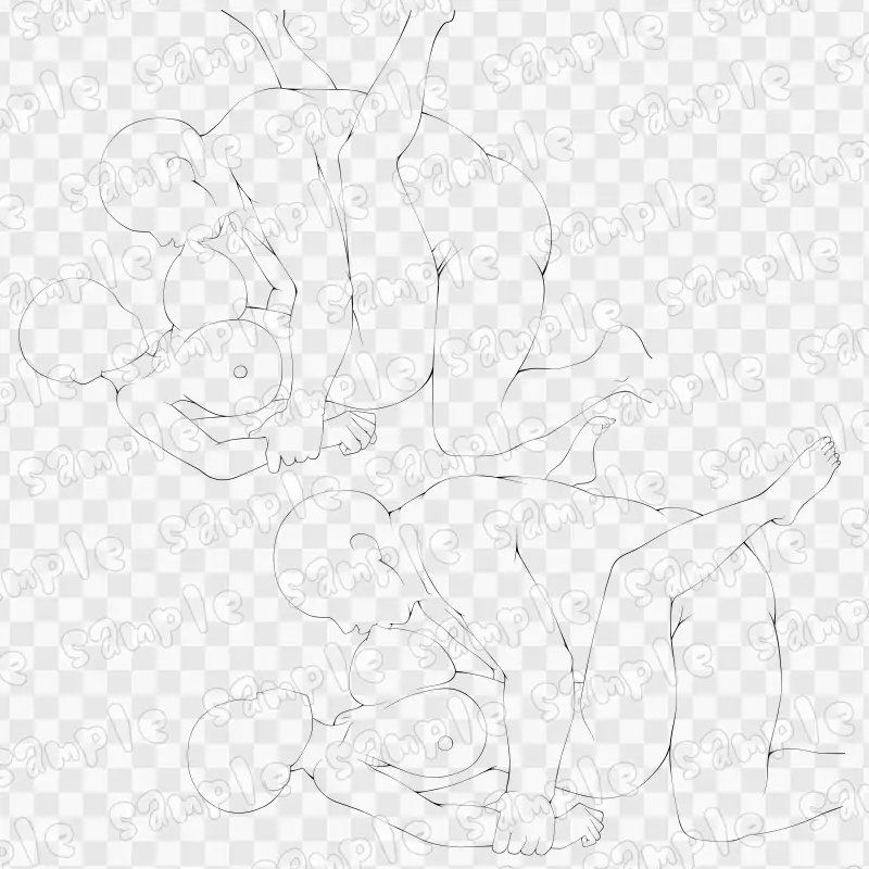 線画素材集［手］83 - サンプル画像 3