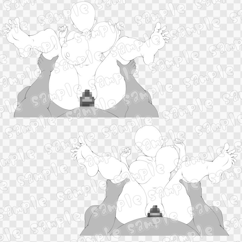 線画素材集［手］85 - サンプル画像 1