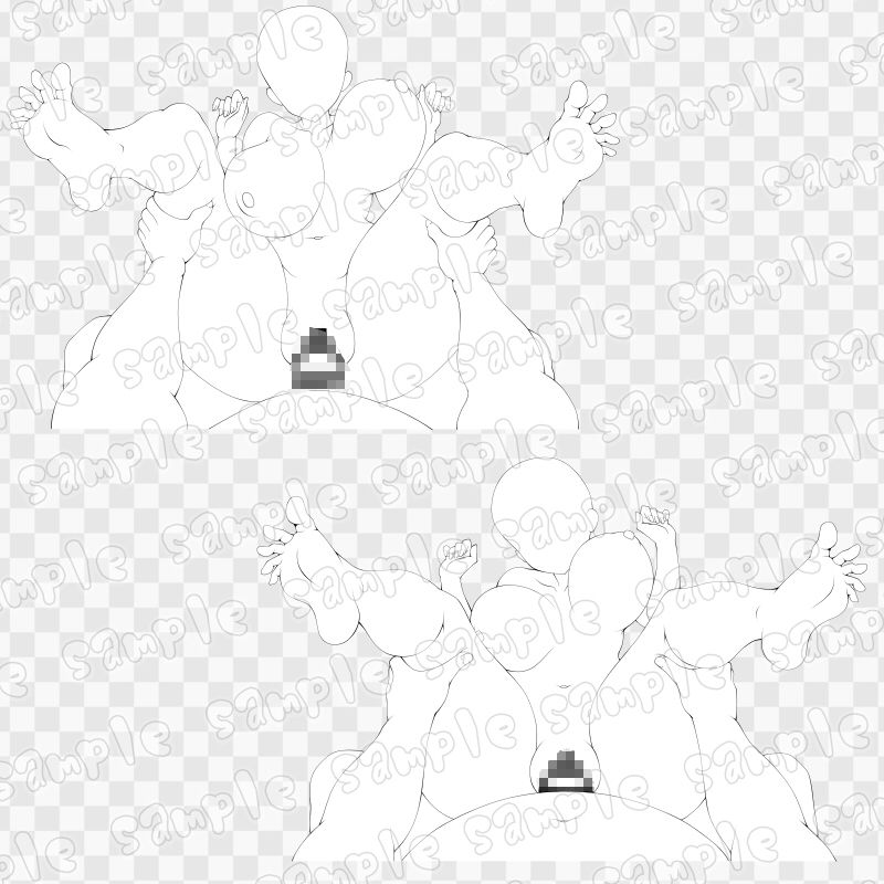 線画素材集［手］85 - サンプル画像 2