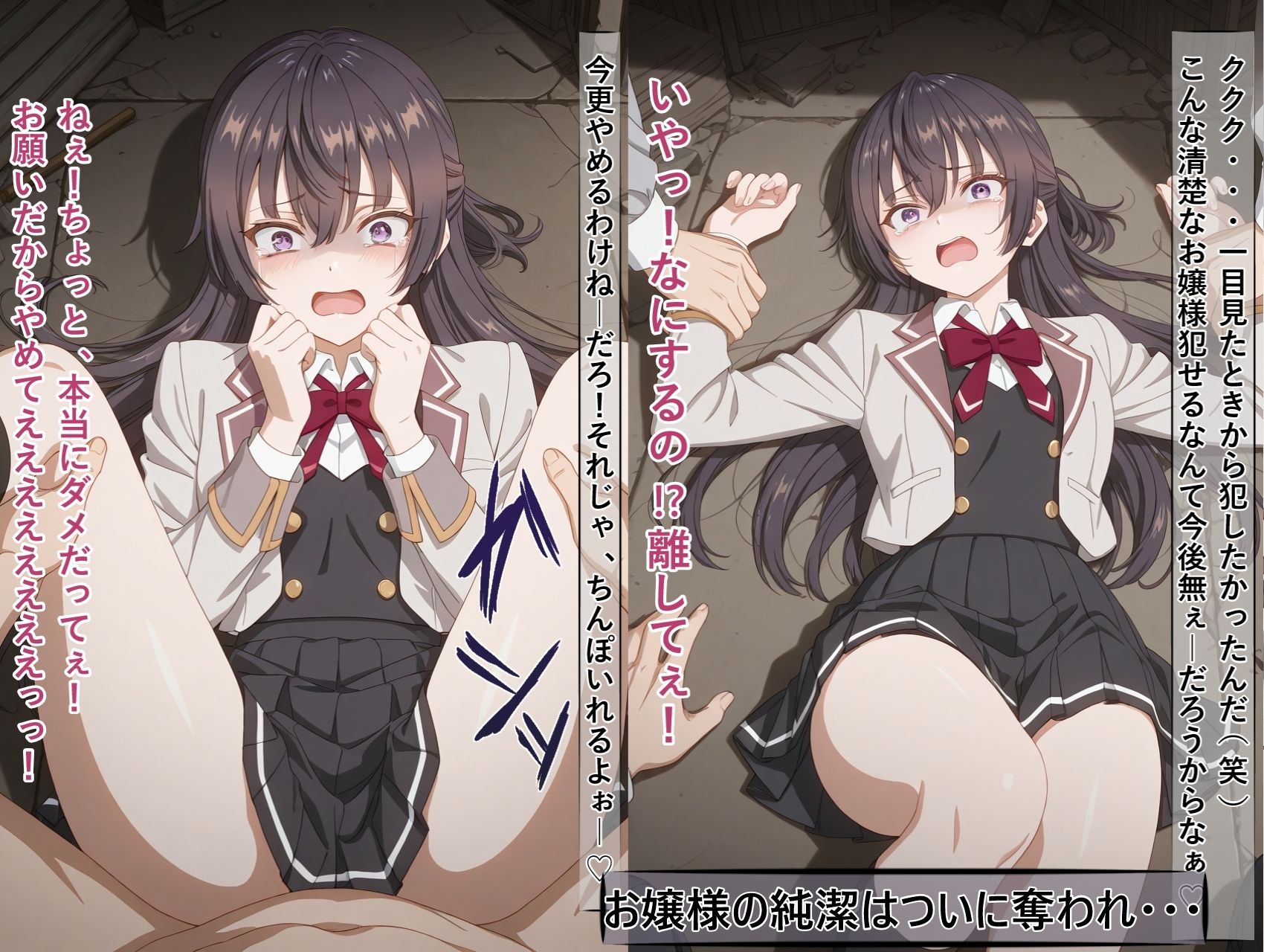 お嬢様の周防有○がペットとして地獄の監禁生活に堕ちるまで - サンプル画像 6