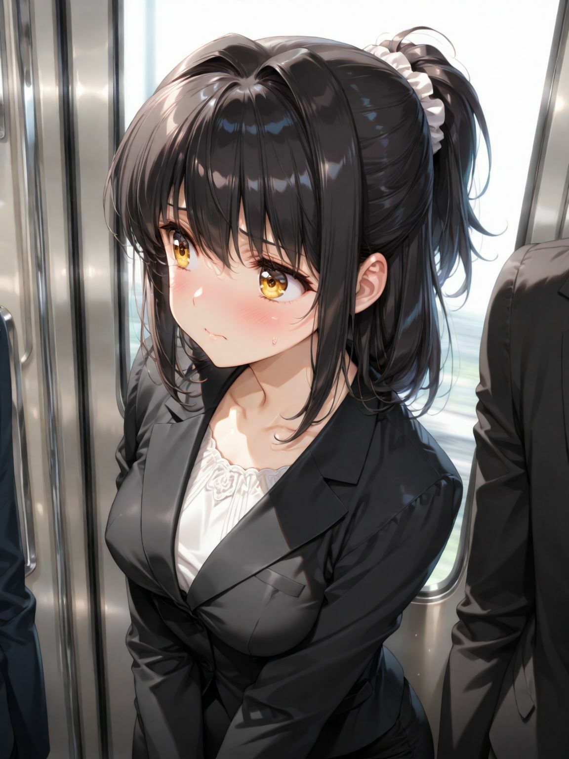 OL  痴●電車 - サンプル画像 1