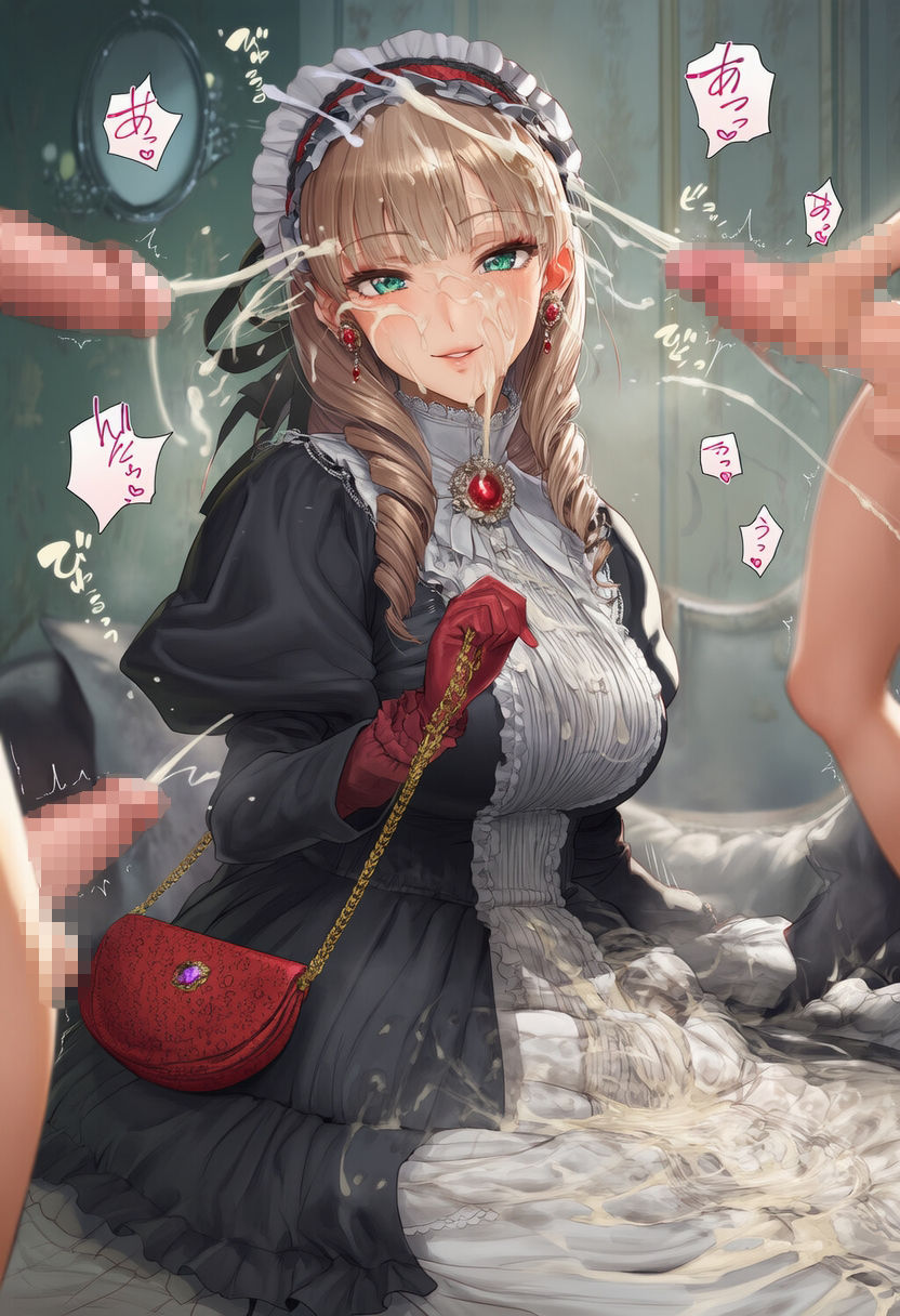 ゴシック〇リィタ様にぶっかけ射精 ver.F - サンプル画像 1