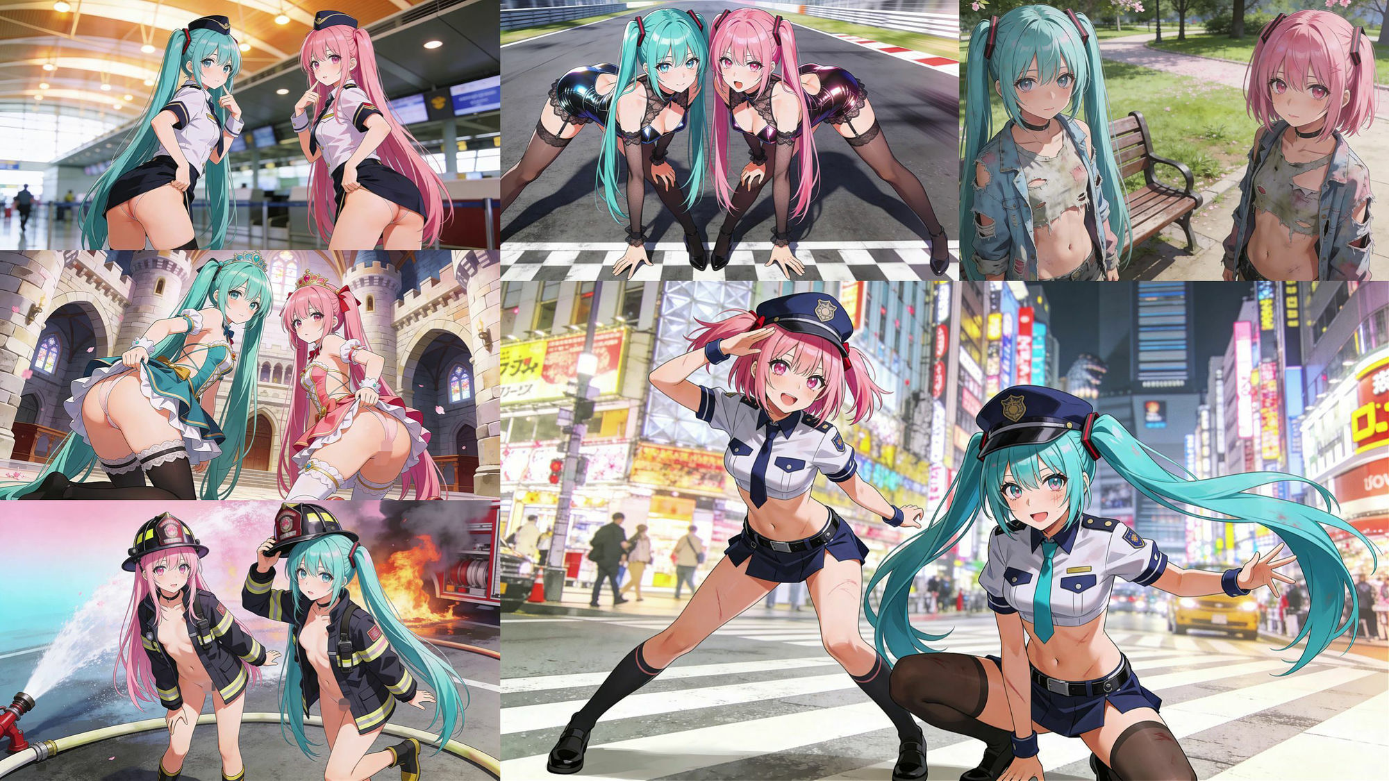 とりあえず自分のおかずの為に、作ったイラストまとめてみました。  初音桜編  レベル5 - サンプル画像 1