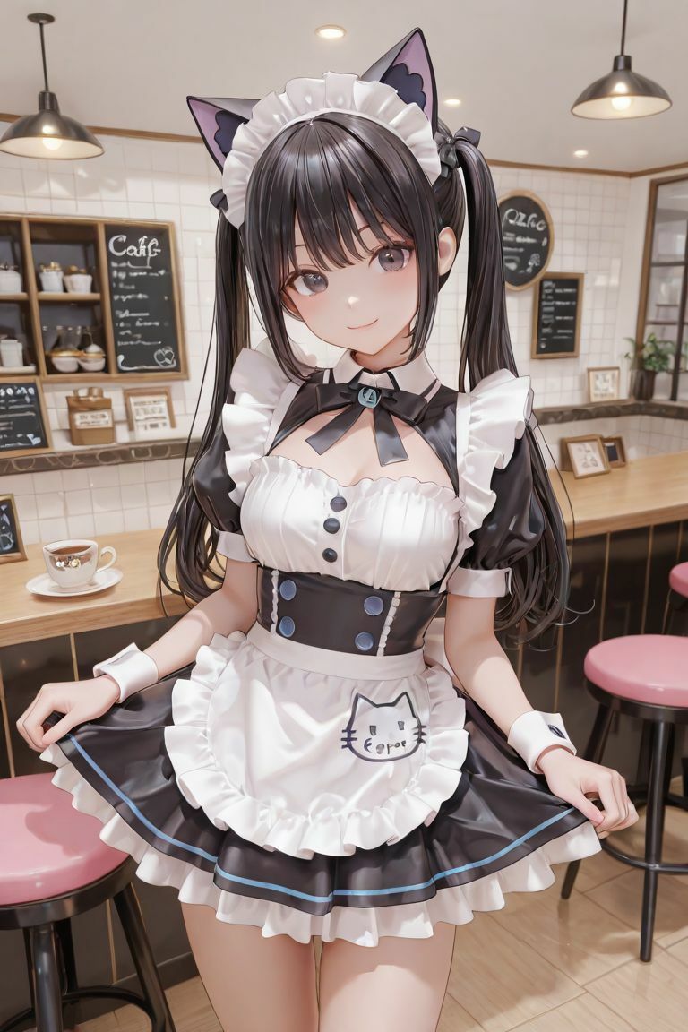 猫耳メイドカフェ - サンプル画像 1