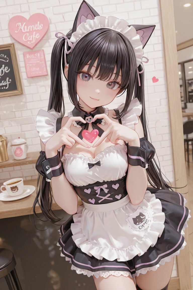 猫耳メイドカフェ - サンプル画像 2