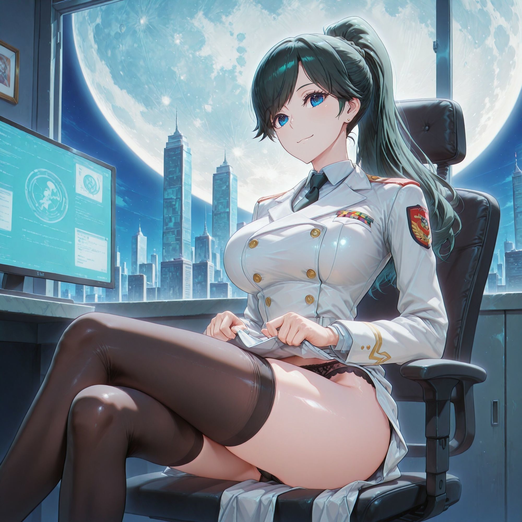 【衣装多種】藤〇響子の知的なお顔が快感の限界を超えて無様に歪み狂う。もうエリートの面影なんてどこにもない - サンプル画像 1