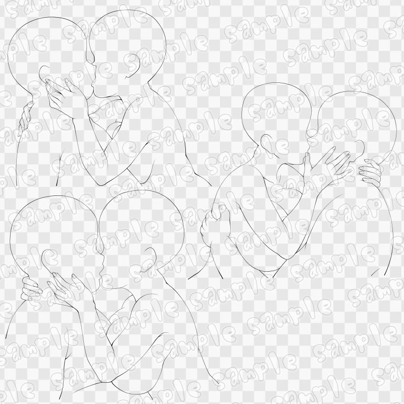 線画素材集［手］94 - サンプル画像 3