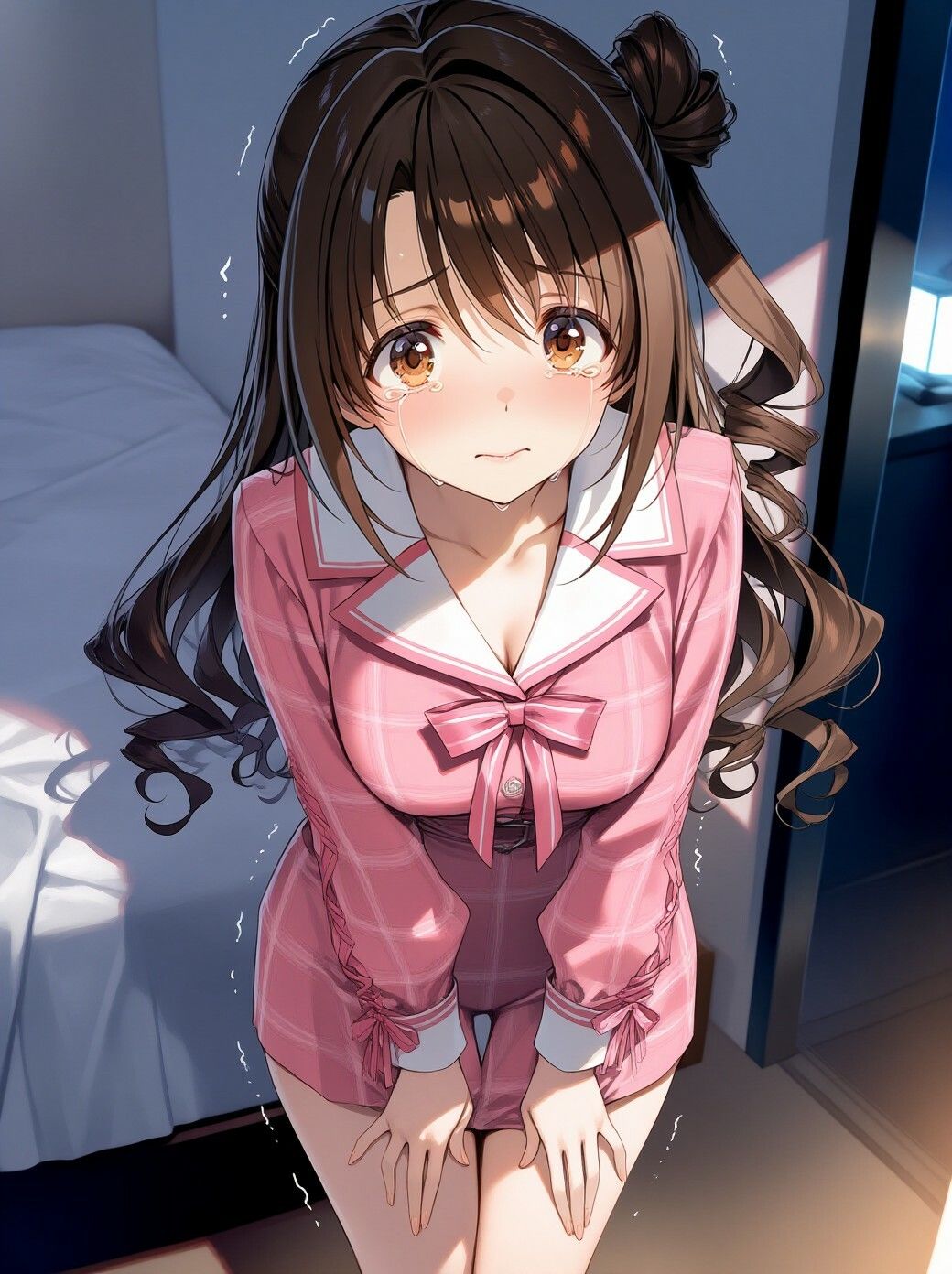 ぶっかけシンデレラ  ピンクチェックスクール乱交祭 - サンプル画像 1