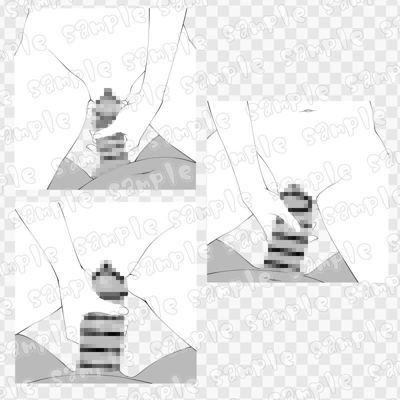 線画素材集［手］95 - サンプル画像 1