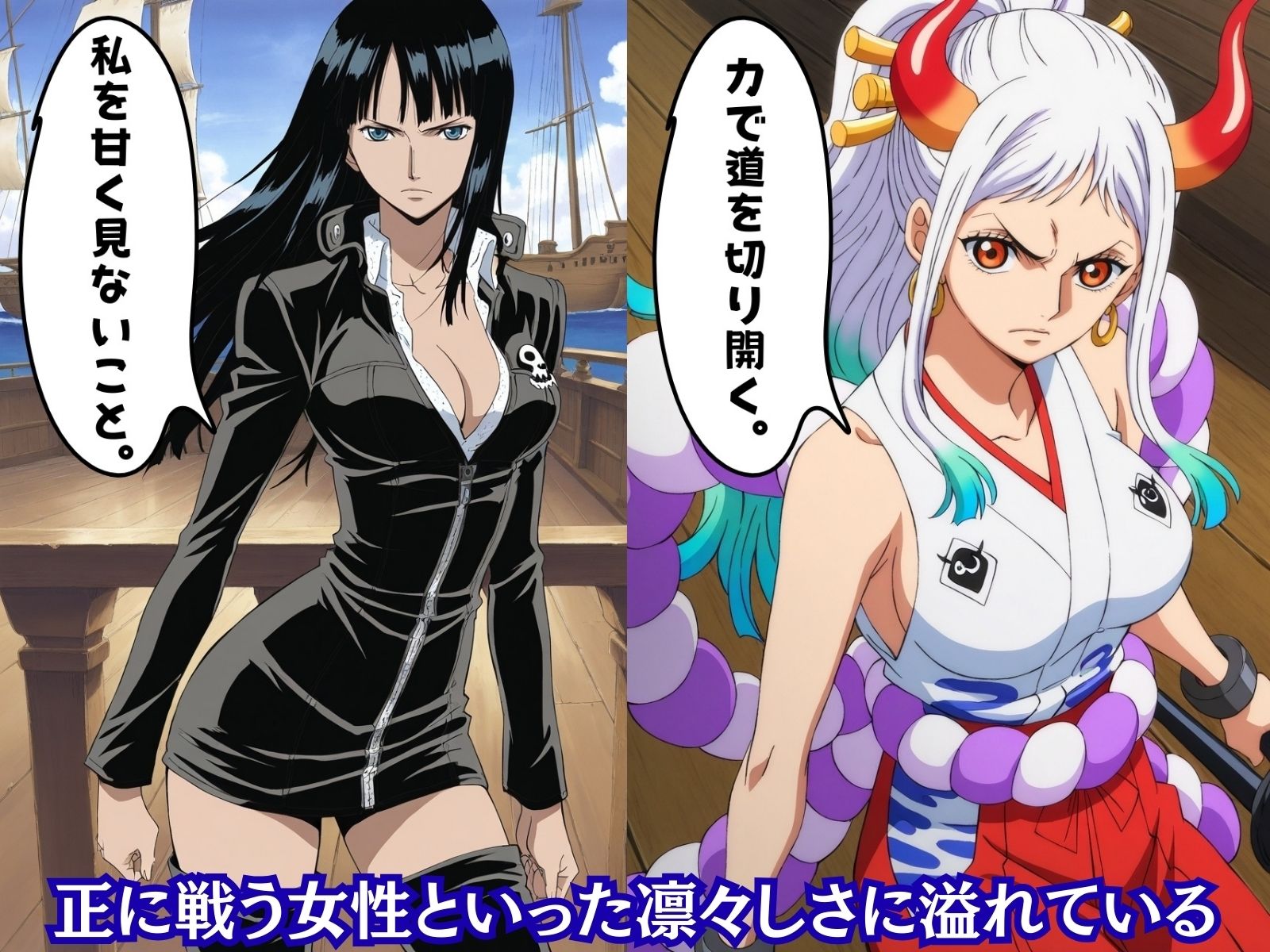 もしも男勝りでかっこいい属性の女性を〇〇の力で強●的に快楽堕ちさせたら？ONE PIECE編 - サンプル画像 2