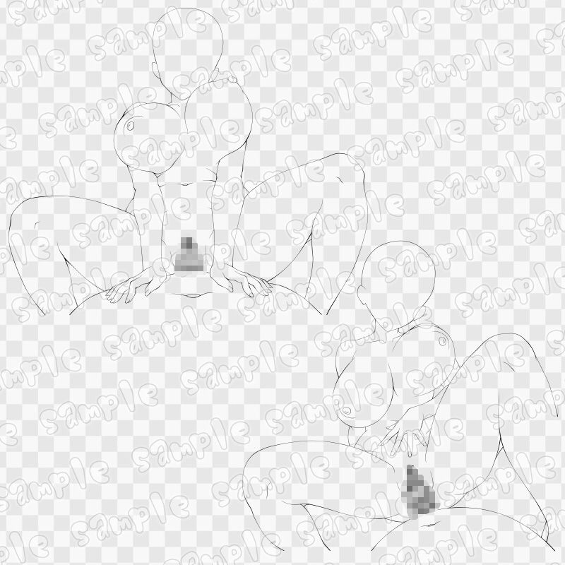 線画素材集［手］98 - サンプル画像 3