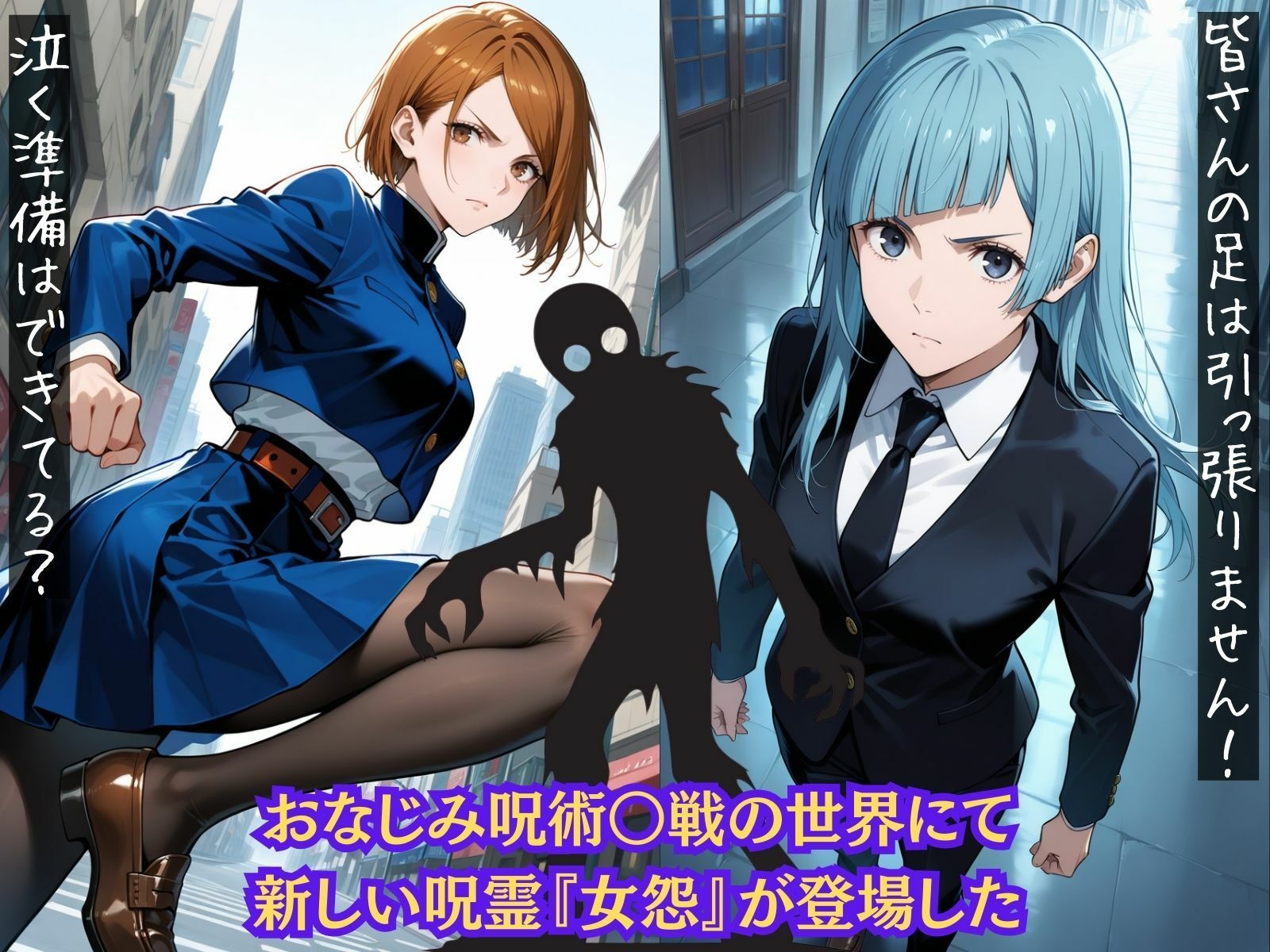 ザコだと舐めてた女嫌い呪霊に、次々とわからせられちゃうヒロインたち  呪術〇戦  編 - サンプル画像 1