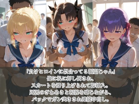 負けヒロインJKが俺のチ●ポ専用肉便器に堕ちていく F〇te - サンプル画像 1