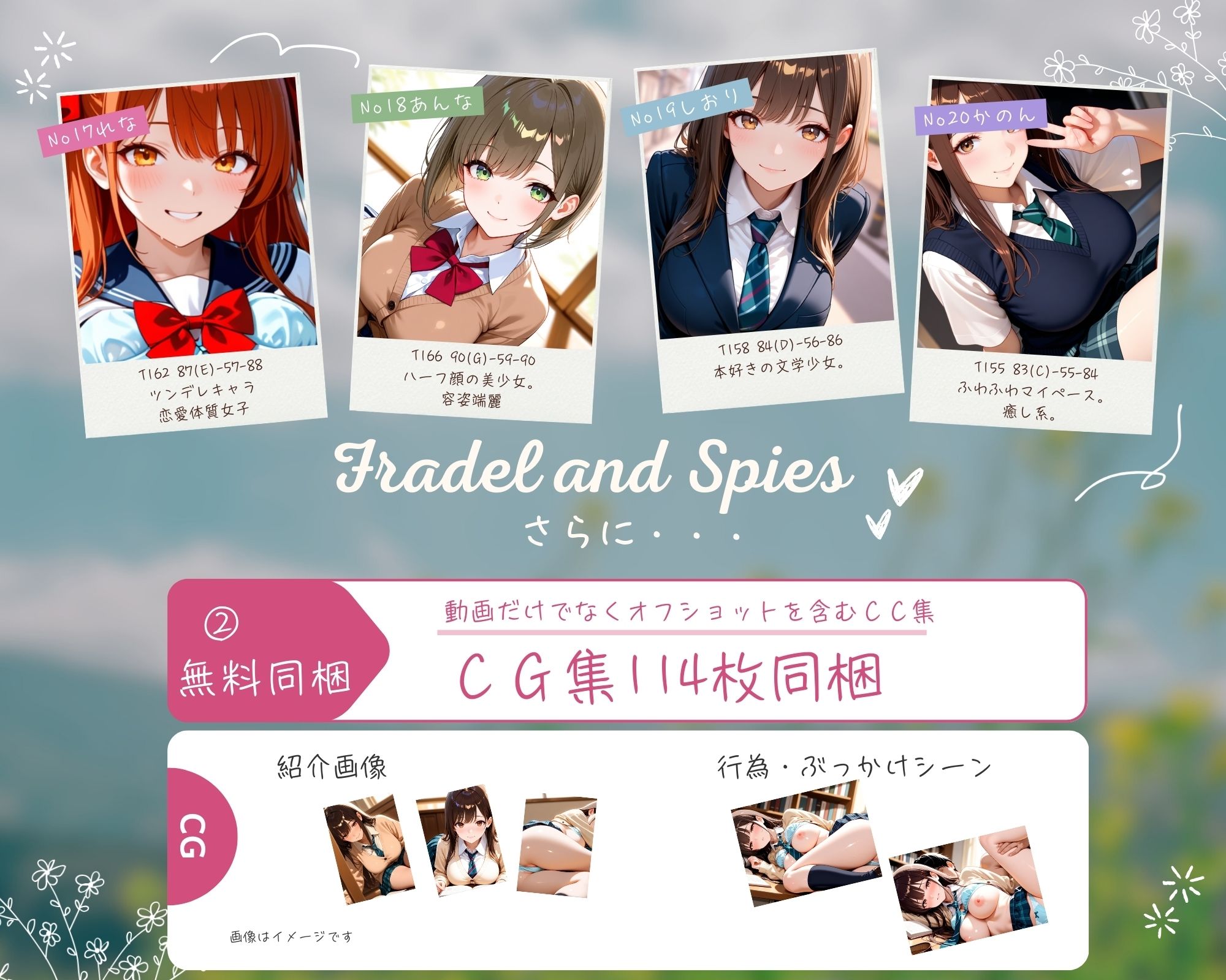 【4K/120FPS】制服JK濃厚エッチ 完全着衣20連発 〜制服美少女の顔と制服にぜんぶぶちまける〜 - サンプル画像 4