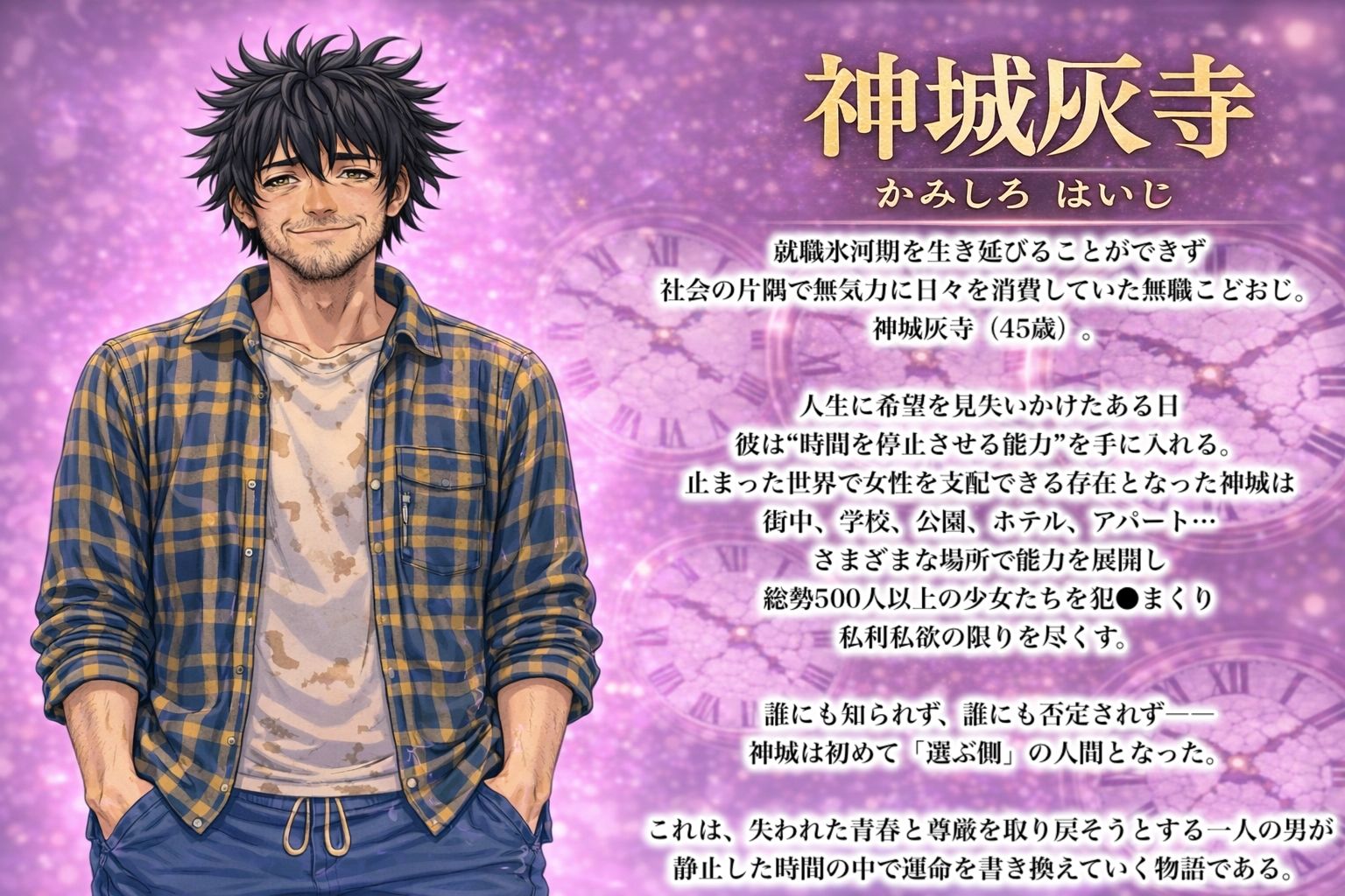 時間停止能力を手に入れた就職氷河期こどおじ、無双して令和女子校生を好き放題犯●まくる！-テリトリー展開！『惚姦愛嬲』- - サンプル画像 2