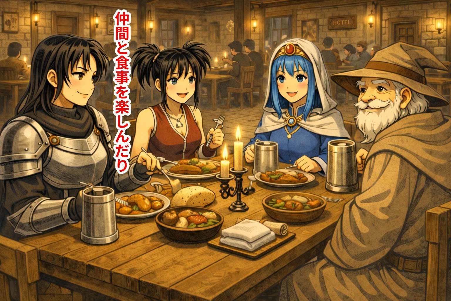 冒険者一行検問所 屈辱の身体検査！？ - サンプル画像 2