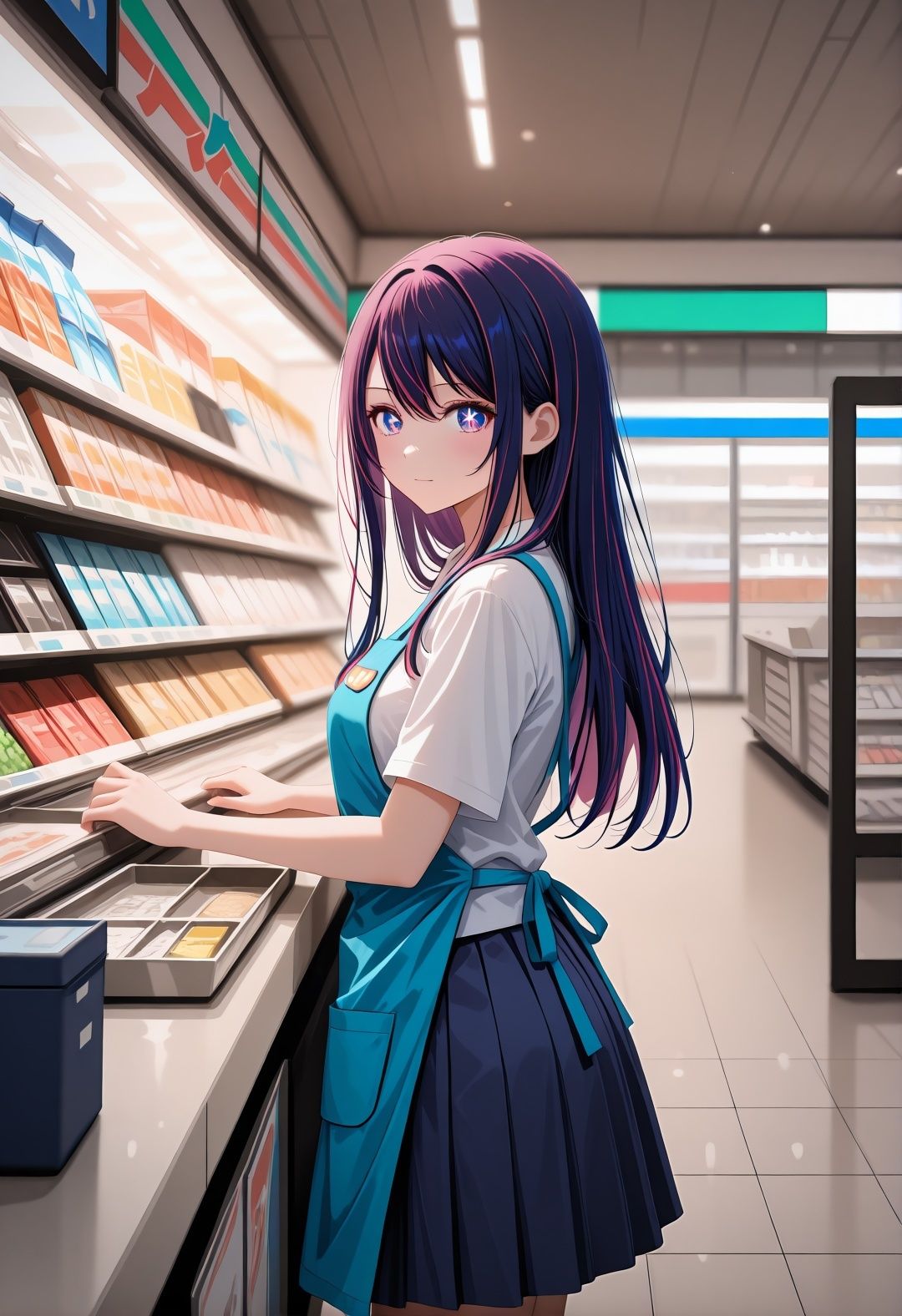 【推しの〇】星野〇イがコンビニバイトでキモオヤジに中出しされまくる恥辱CG集 461枚 - サンプル画像 1