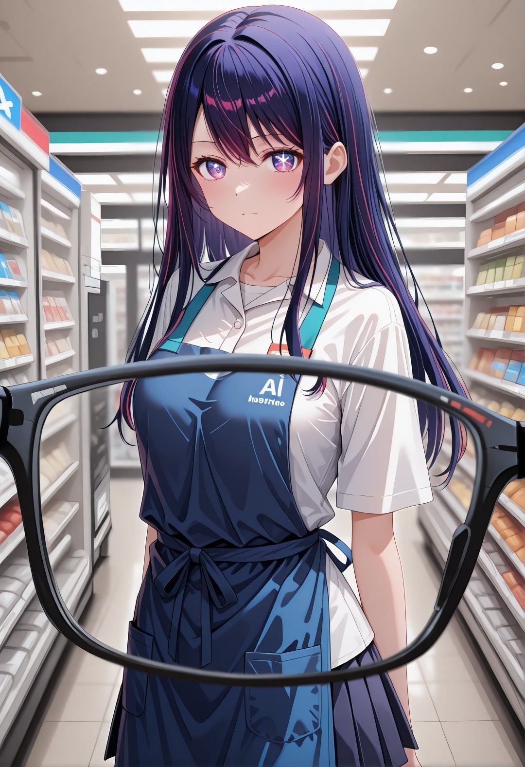 【推しの〇】星野〇イがコンビニバイトでキモオヤジに中出しされまくる恥辱CG集 461枚 - サンプル画像 2