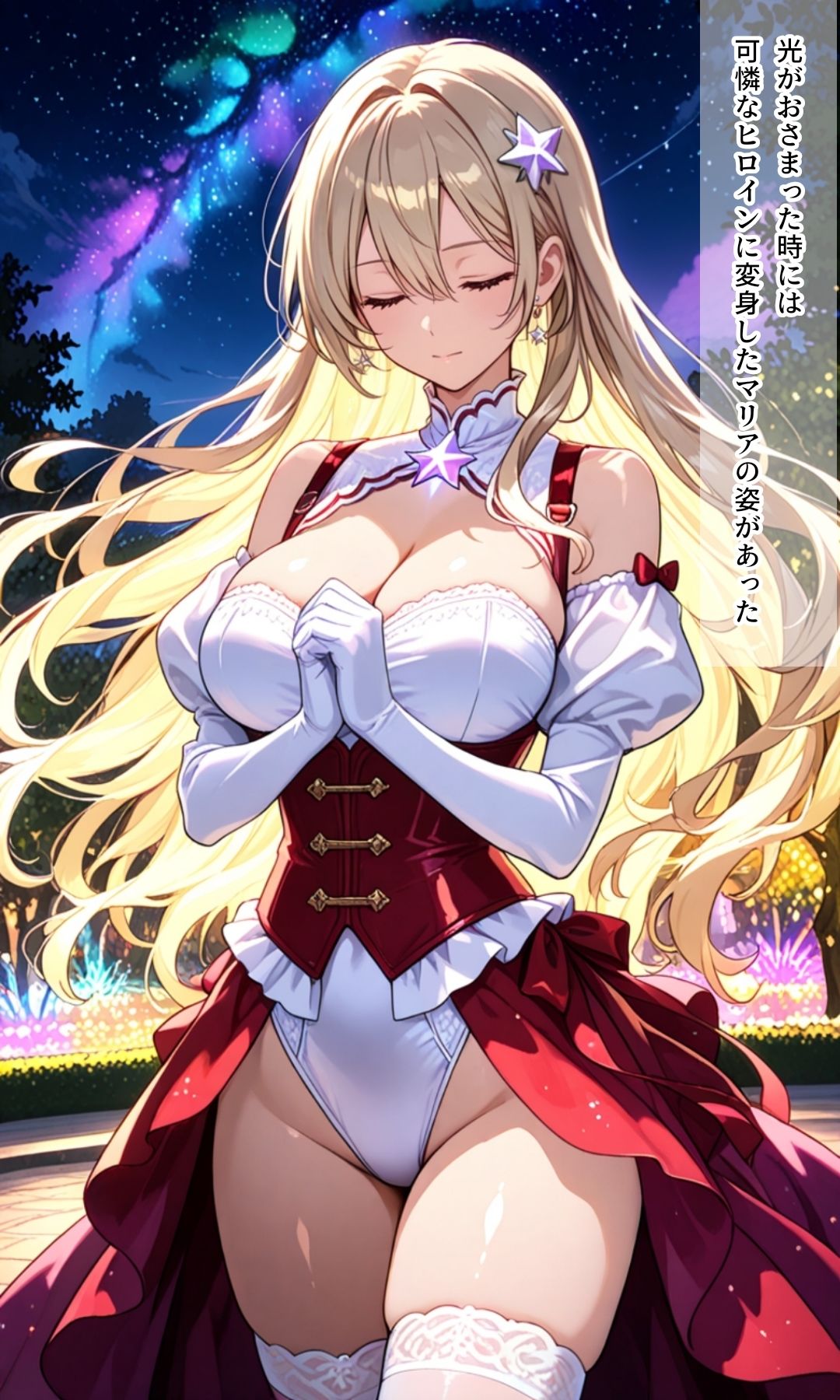 紅星の聖女  ステラ・ルビー〜催淫魔力に弄ばれる身体と心〜 - サンプル画像 3