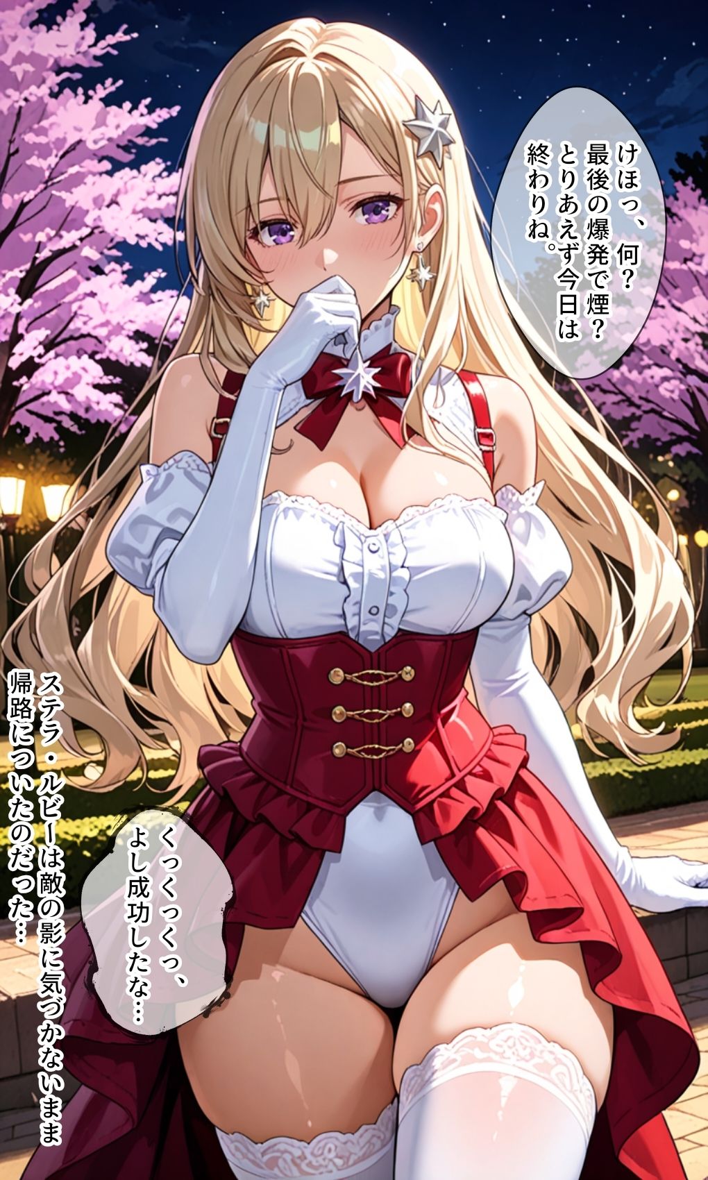 紅星の聖女  ステラ・ルビー〜催淫魔力に弄ばれる身体と心〜 - サンプル画像 4