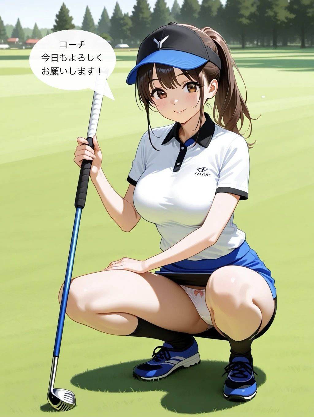 ゴルフコーチのHなレッスン - サンプル画像 1