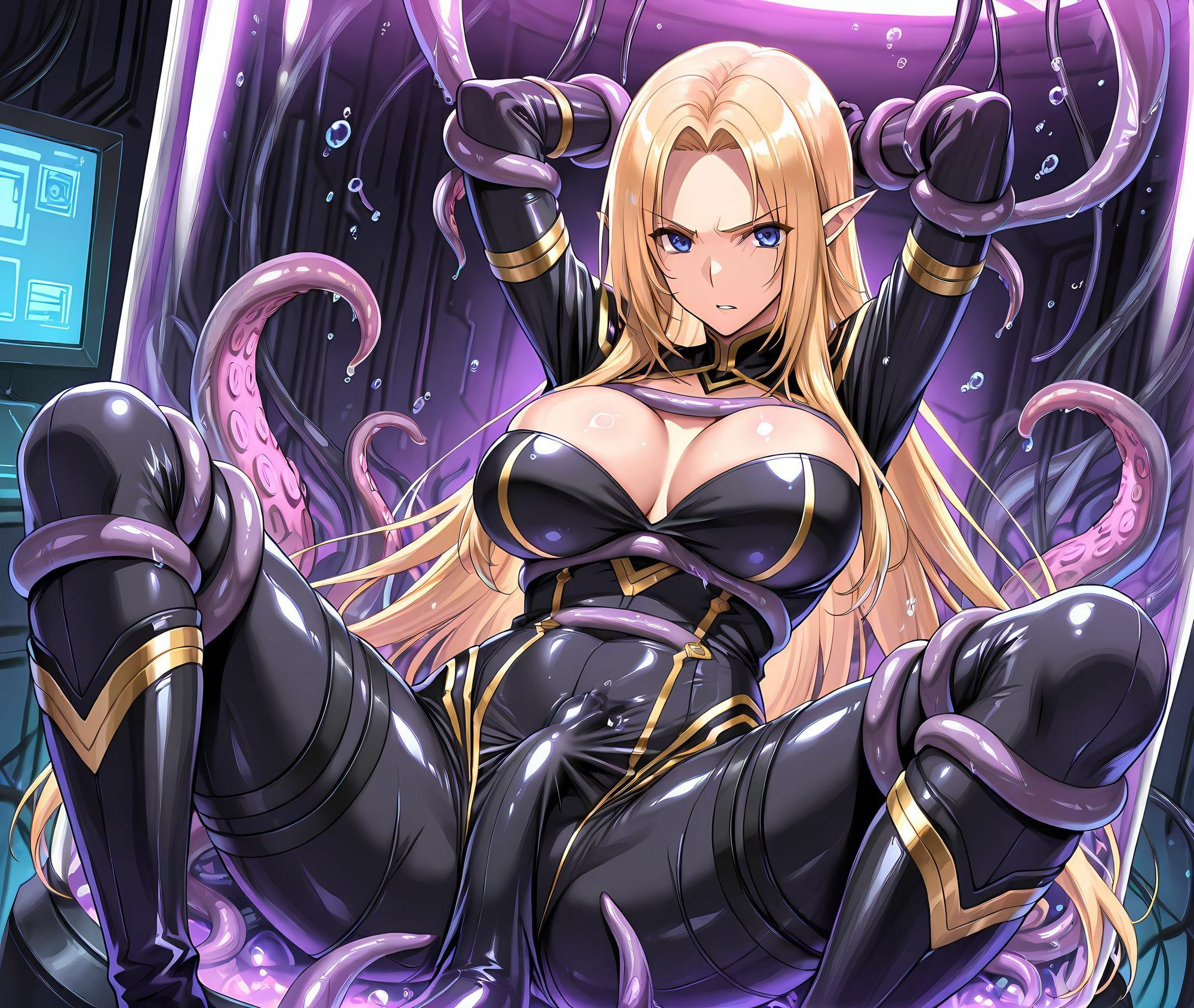 アルファ洗脳機械姦・悪堕ちドスケベ搾精 - サンプル画像 4