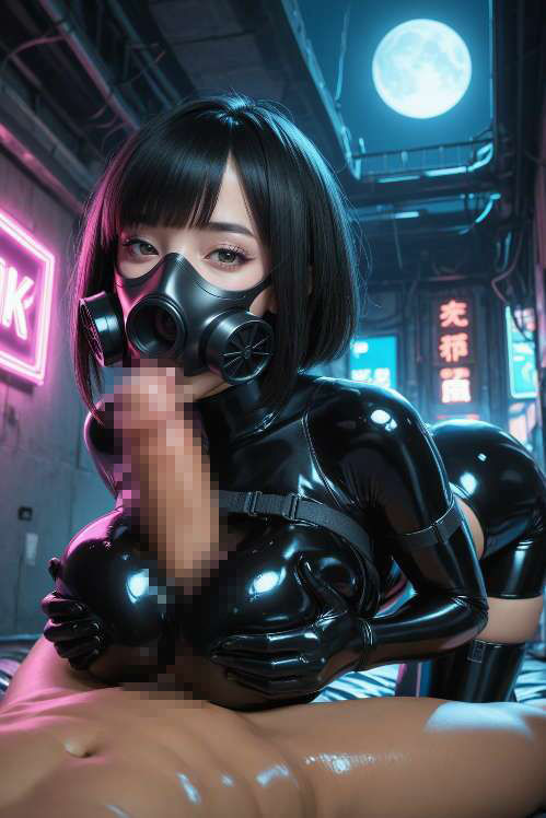 サイバーパンクな世界 - サンプル画像 4