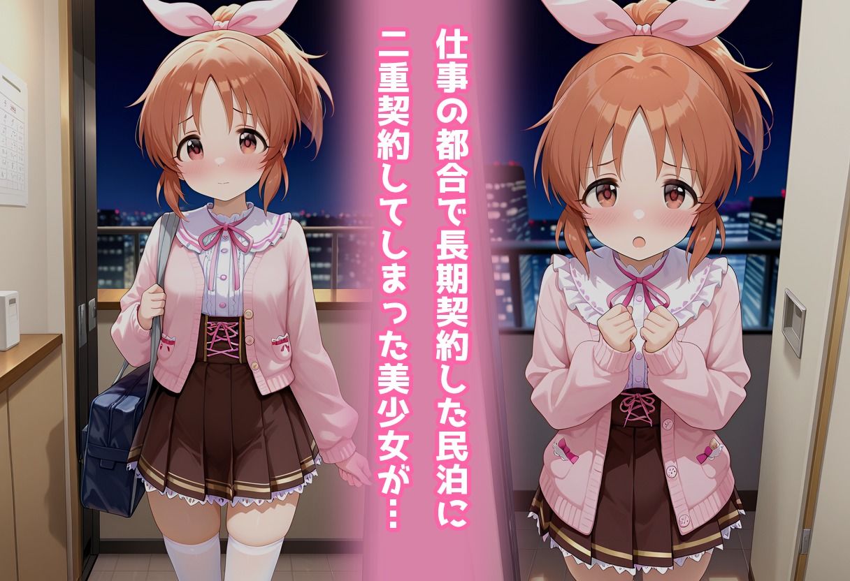 民泊トラブル！？…美少女と突然の強●ルームシェア性活 〜安●菜々編〜 - サンプル画像 1