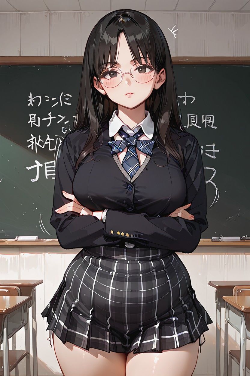 幼馴染委員長が彼女になったら、意外と大胆だった件（生成プロンプト同梱） - サンプル画像 1