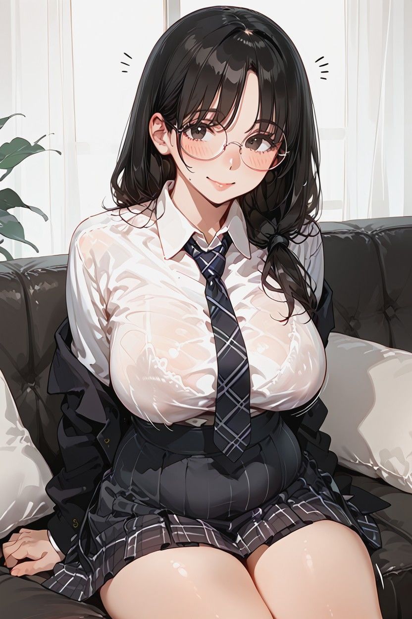 幼馴染委員長が彼女になったら、意外と大胆だった件（生成プロンプト同梱） - サンプル画像 3