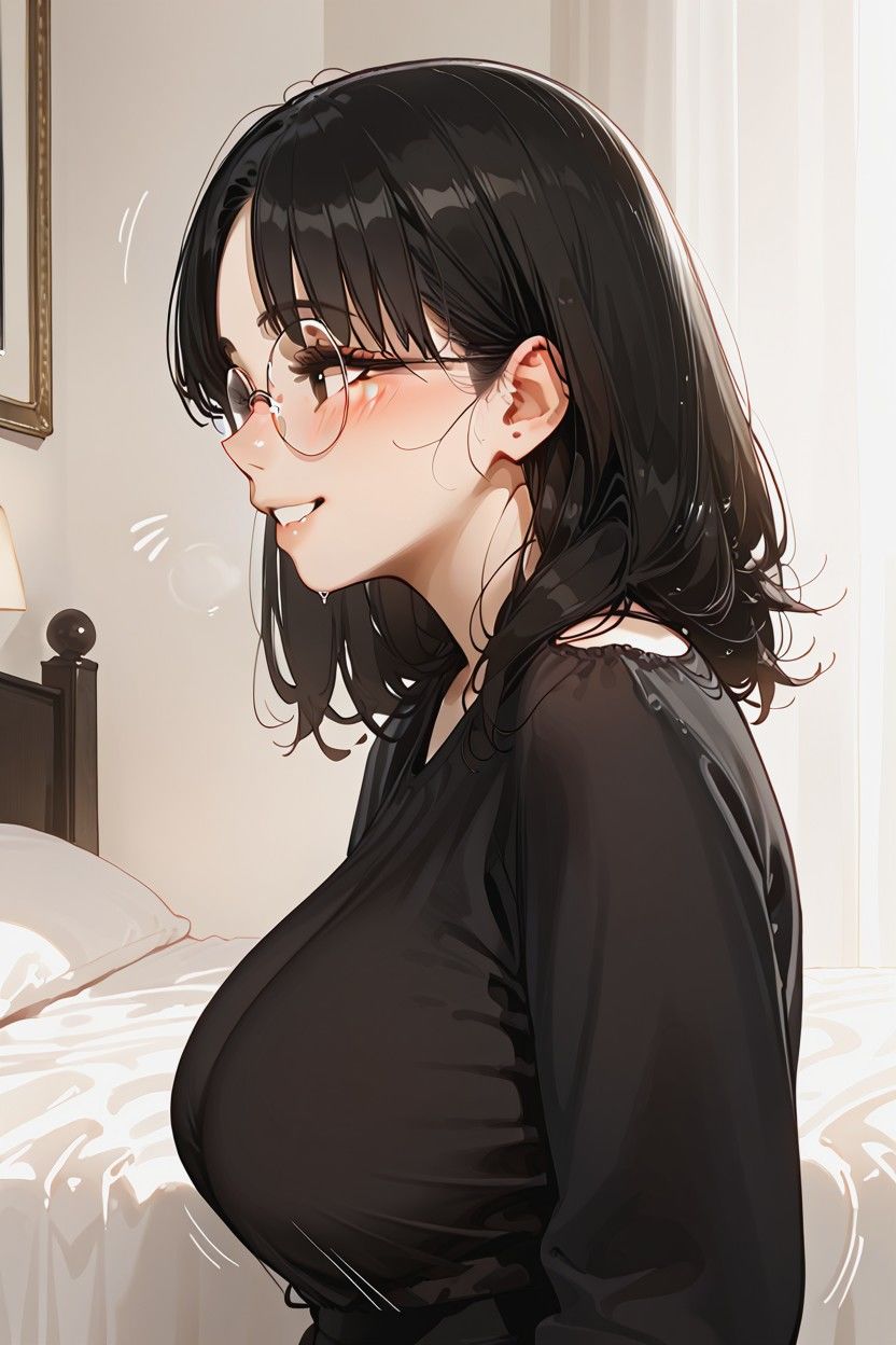 幼馴染委員長が彼女になったら、意外と大胆だった件（生成プロンプト同梱） - サンプル画像 5