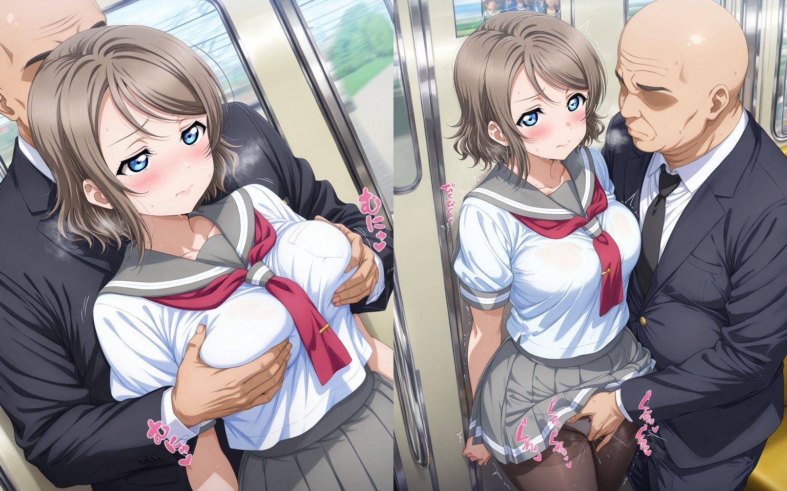 痴●おじさんに狙われたスクールアイドル2 - サンプル画像 2