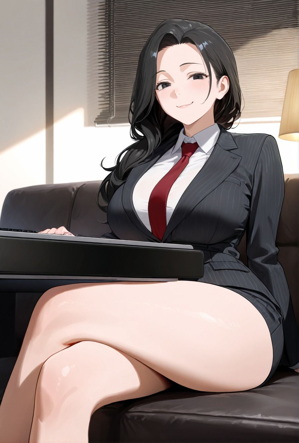 禁断の相部屋上司タイム太チンポ好き人妻の秘密の不倫 - サンプル画像 1