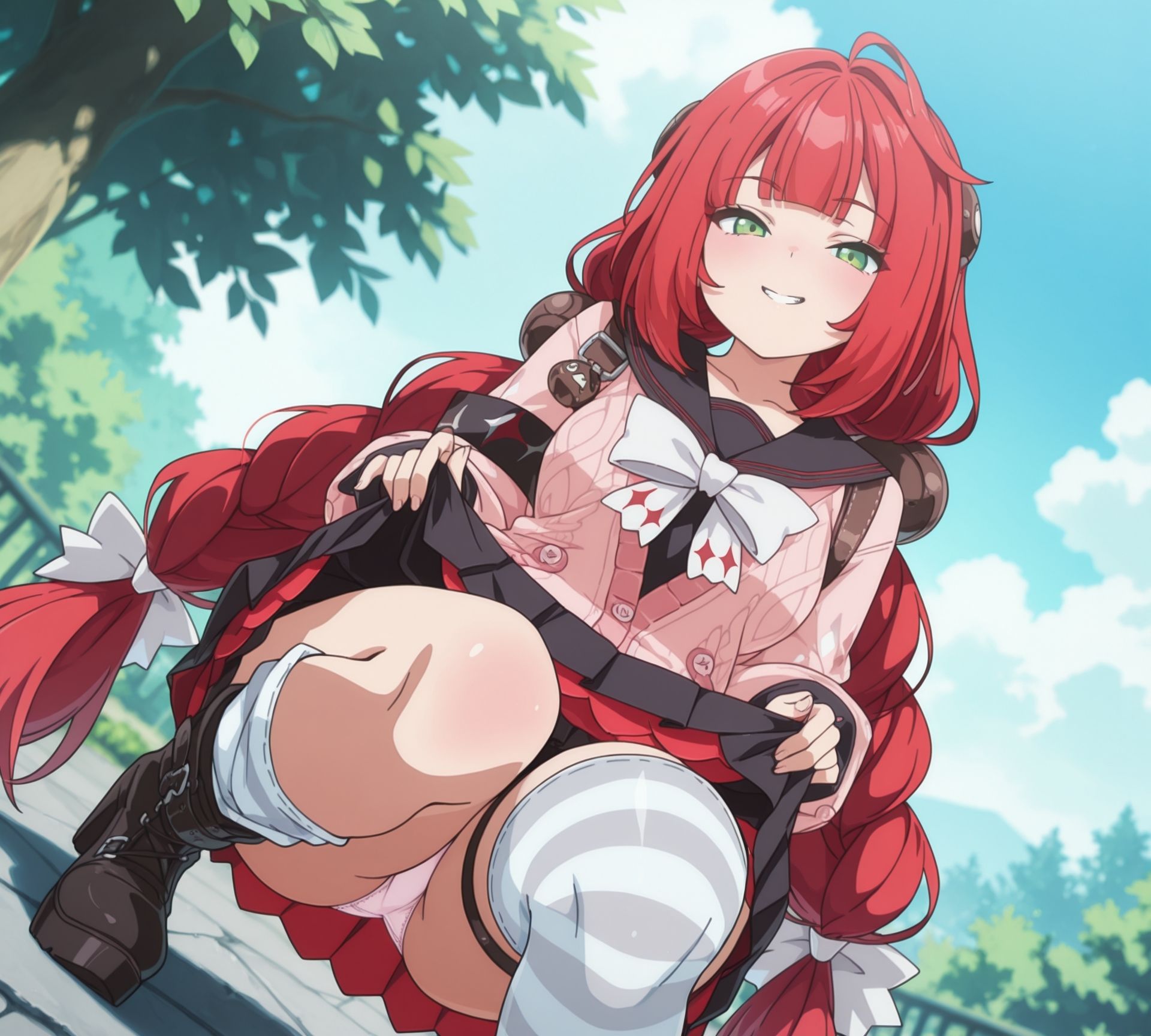 あの子とパンツえっち_ゼ○ゼロ_浮〇柚葉 - サンプル画像 1