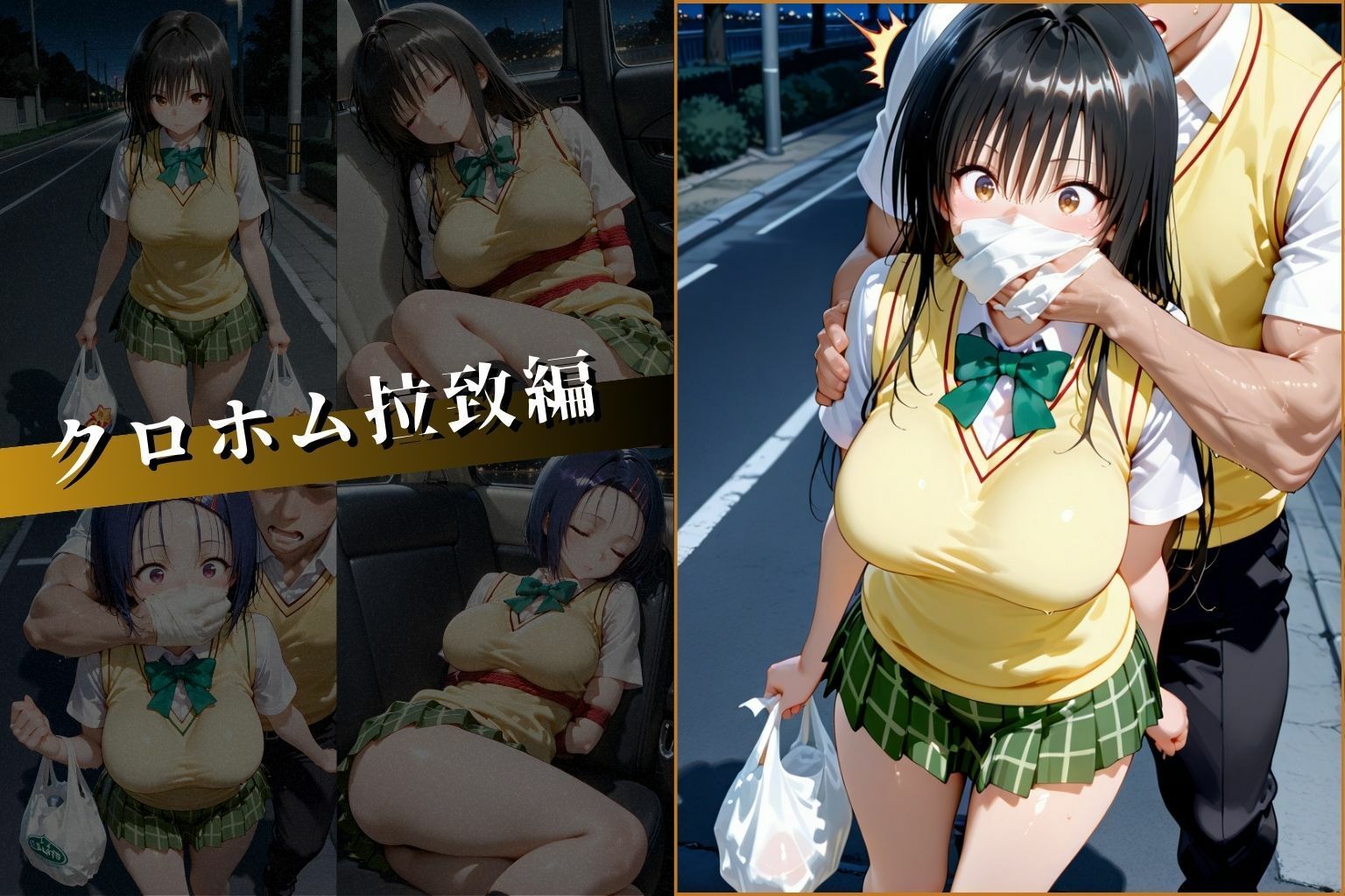 拉致って触手実験！part1 - サンプル画像 1