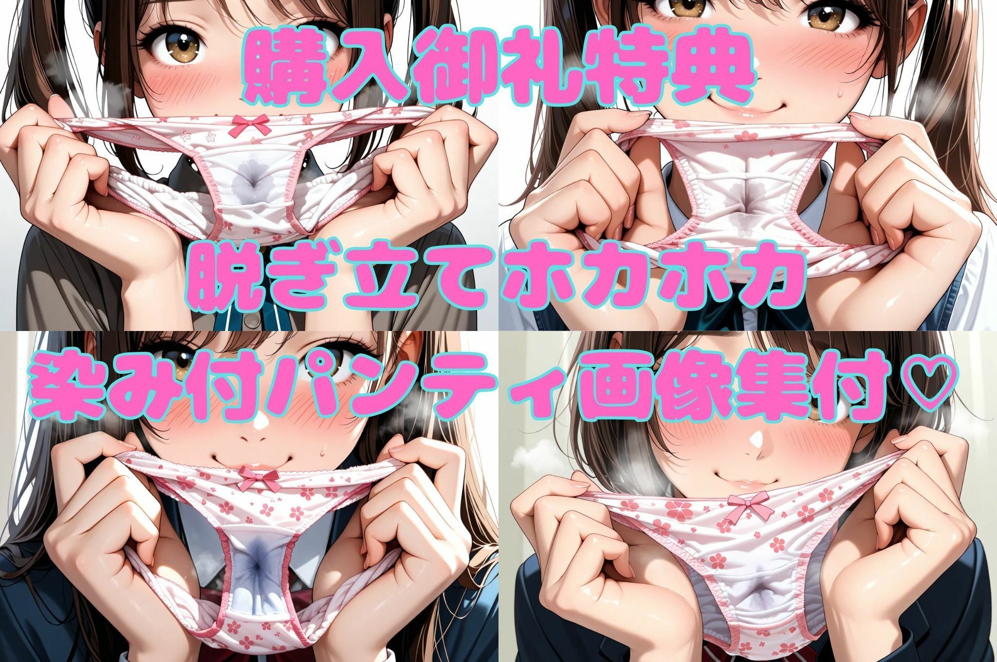 PANTY FETISH  桜パンティ - サンプル画像 10