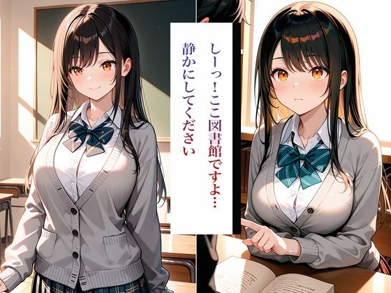 快楽落ち〜図書室で注意された腹いせに逆恨み種付けプレス - サンプル画像 2